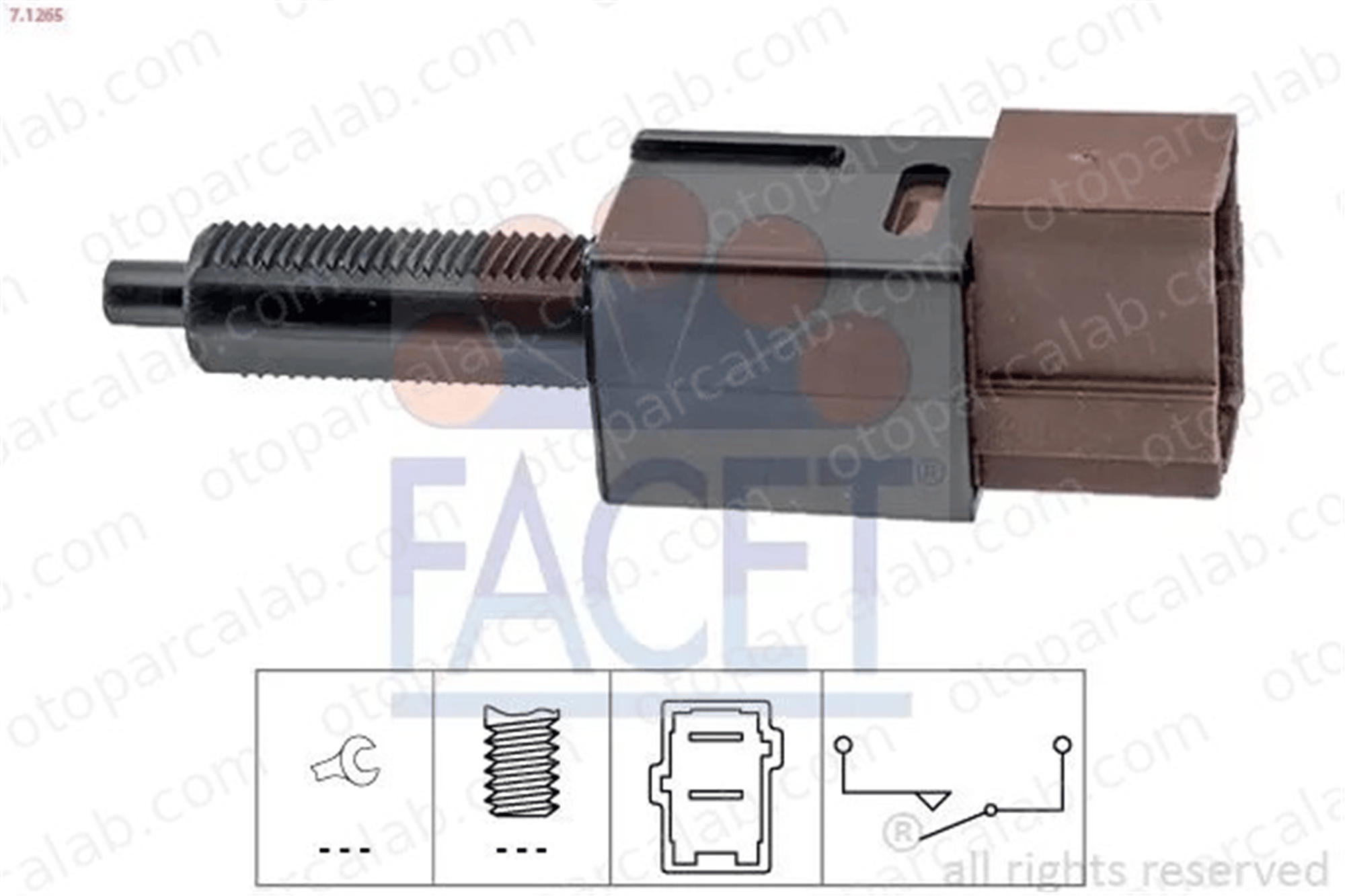 FACET 7.1265 Debriyaj Müşürü NISSAN QASHQAI / QASHQAI +2 I QASHQAI +2 253003RA0A 253004M400