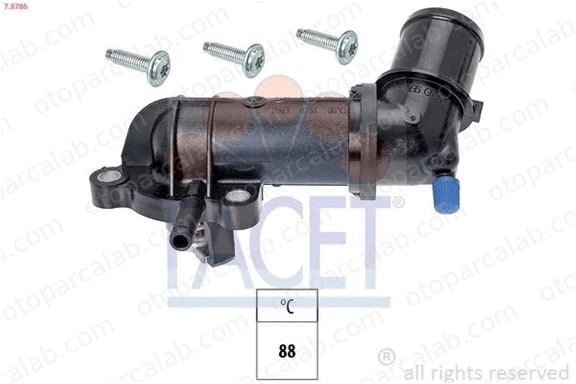 FACET 7.8786 Termostat Gövdesi OPEL INSIGNIA A INSIGNIA A Sports Tourer 1338027 55241963