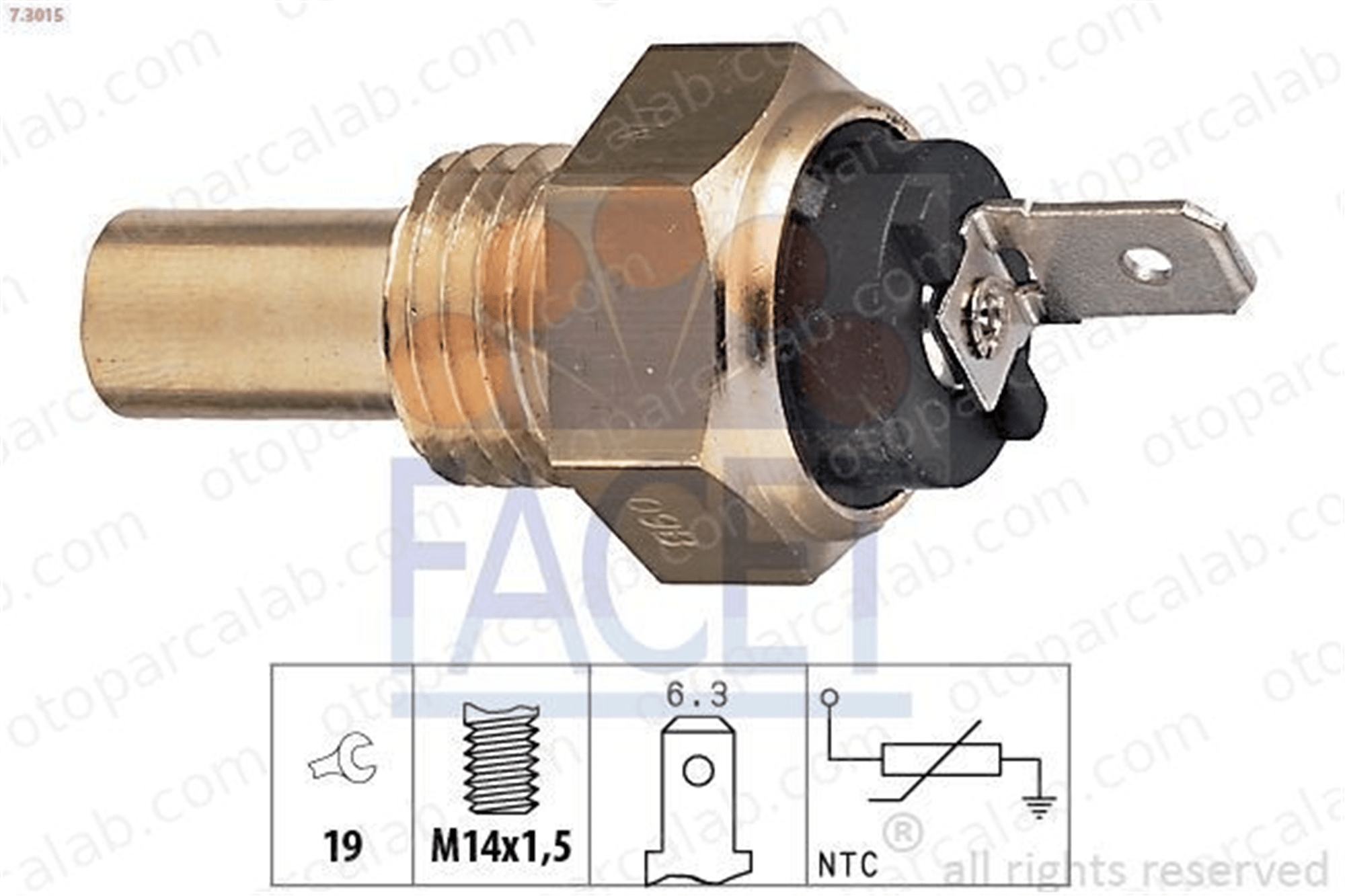 FACET 7.3015 Yağ Müşürü BMW 5 3 62110788115 111982410