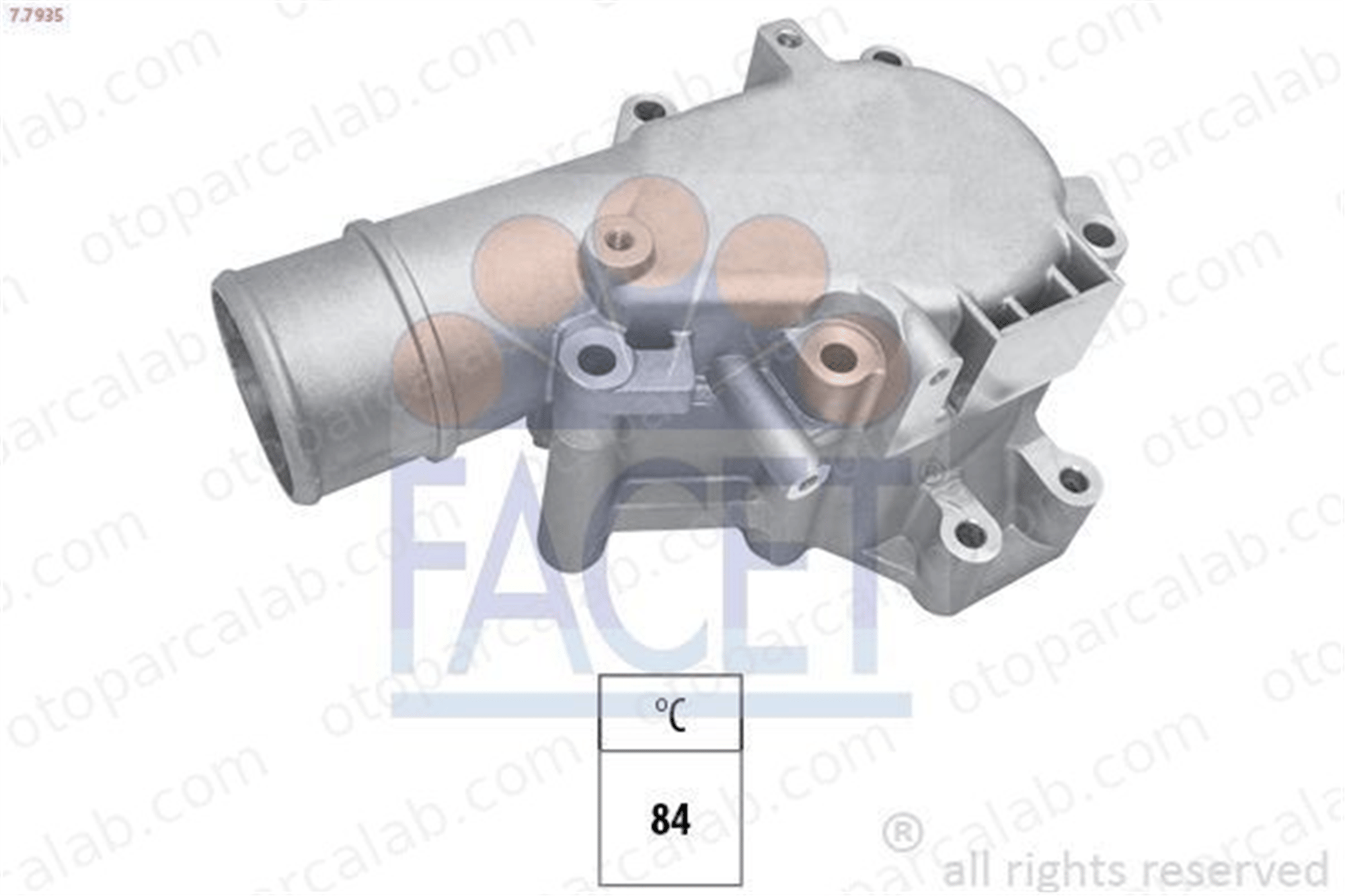 FACET 7.7935 Termostat Gövdesi IVECO STRALIS II 5802055310 5801630047