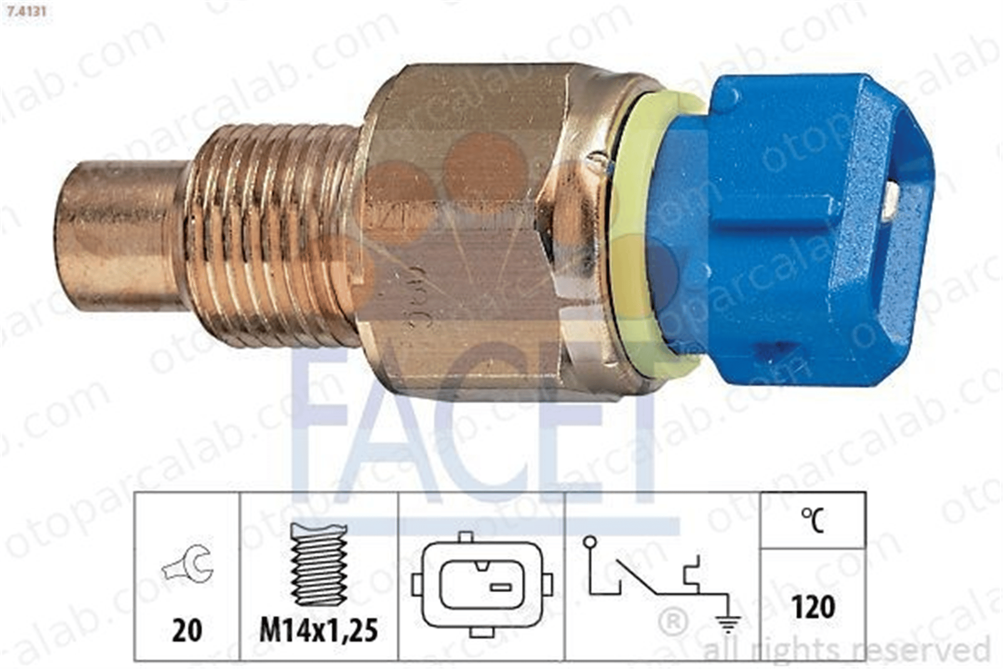 FACET 7.4131 Hararet Müşürü CITROËN AX SAXO 24286 0242.86
