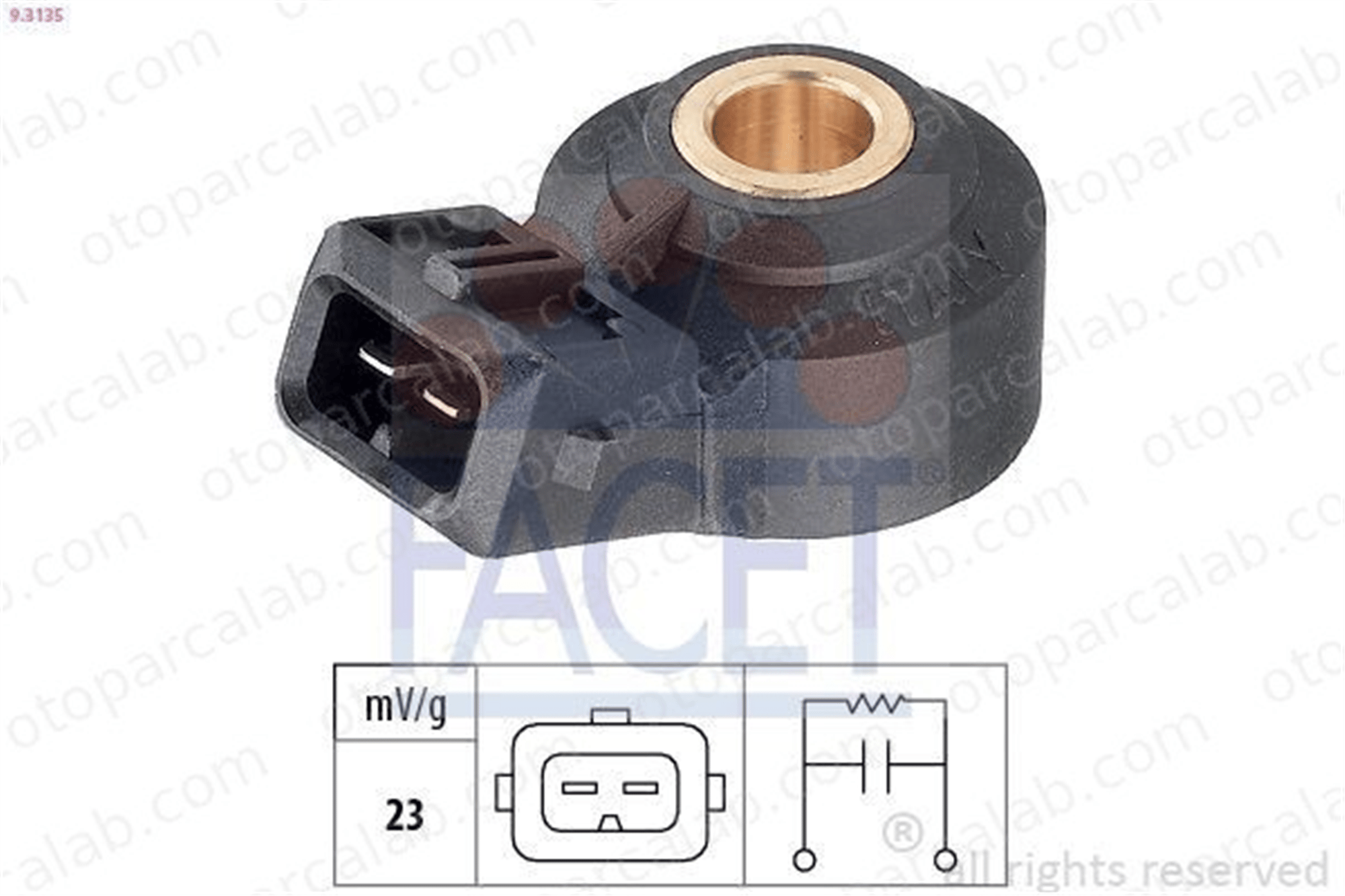 FACET 9.3135 Vuruntu Sensörü MERCEDES-BENZ E-SERISI E-SERISI T-Model A2709051000 220602V71A