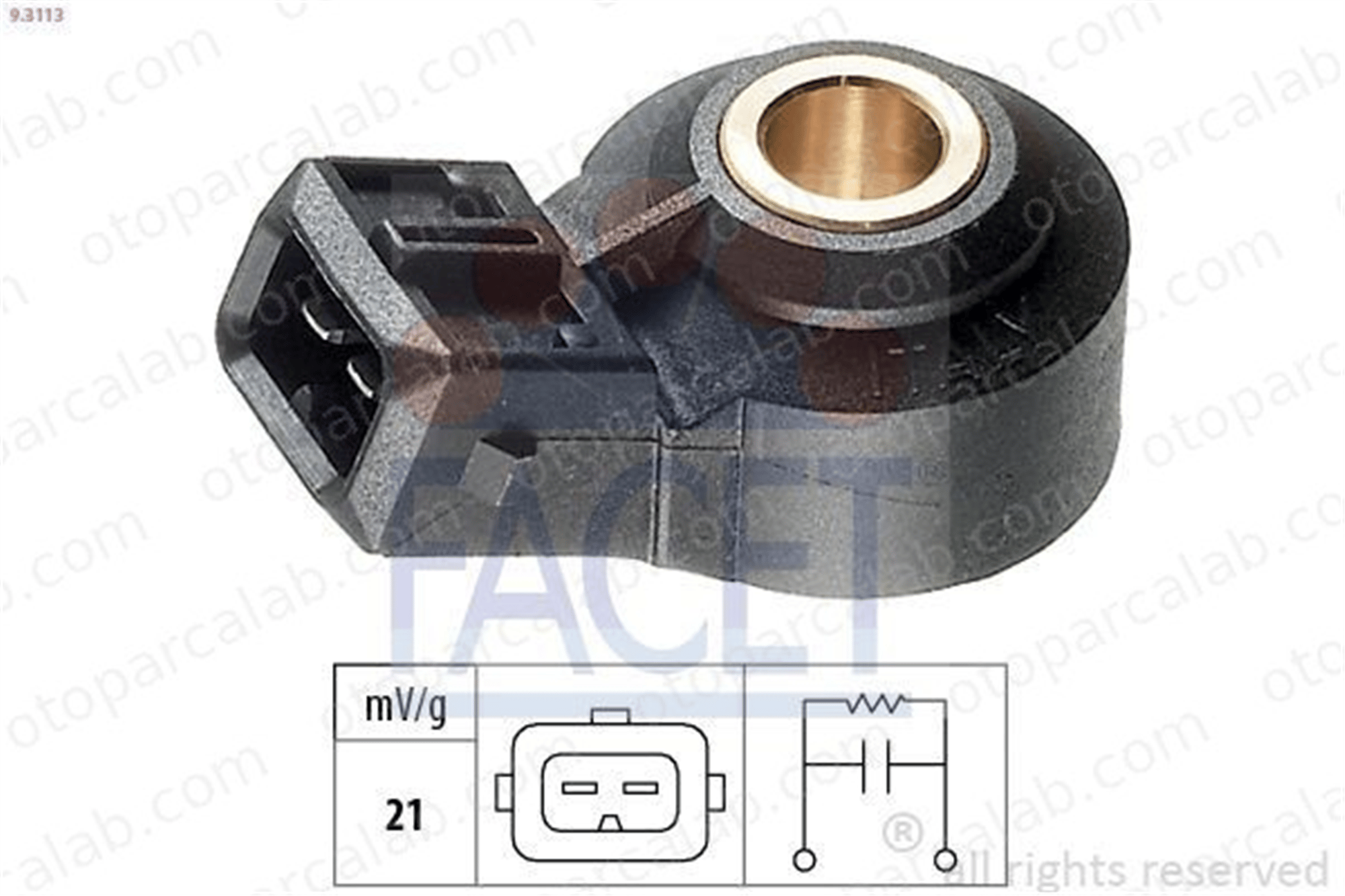 FACET 9.3113 Vuruntu Sensörü NISSAN MICRA III PATHFINDER III 1607578480 220607S000
