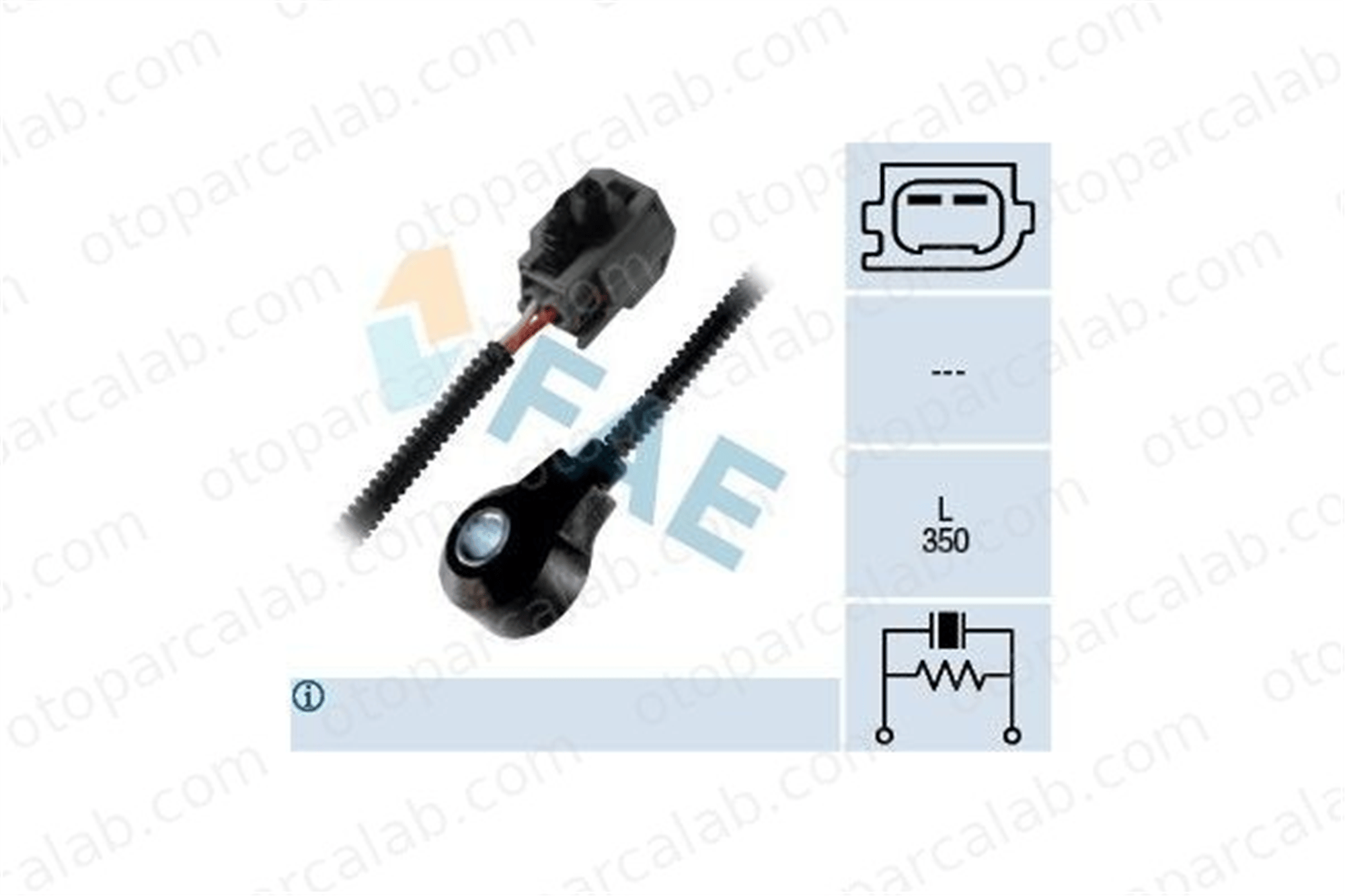 FACET 9.3187 Vuruntu Sensörü FORD TOURNEO CONNECT TRANSIT CONNECT 4M5112A699AB 1357496