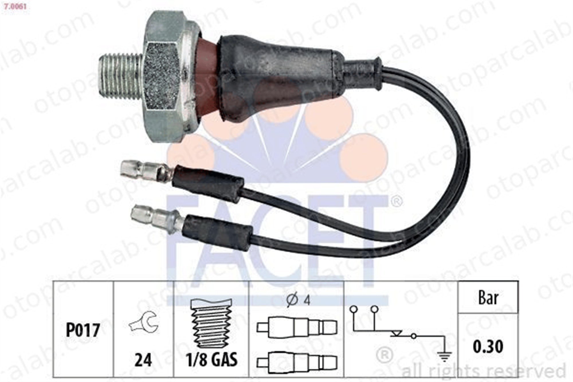 FAE 12540 Yağ Müşürü ISUZU MIDI Panelvan/Van OPEL CAMPO 94123390 94156643