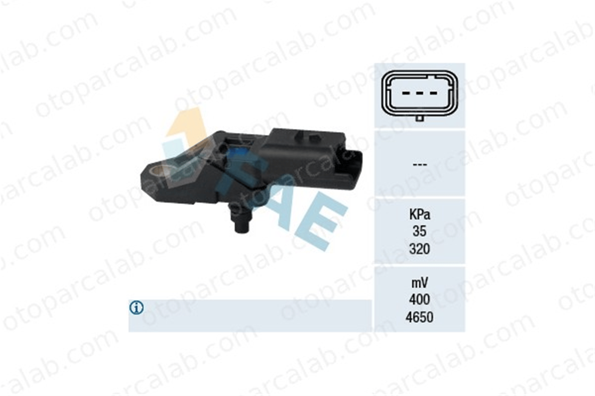 FAE 15108 MAP Sensörü LAND ROVER FREELANDER 2 CITROËN C5 III LR001324 1920LG