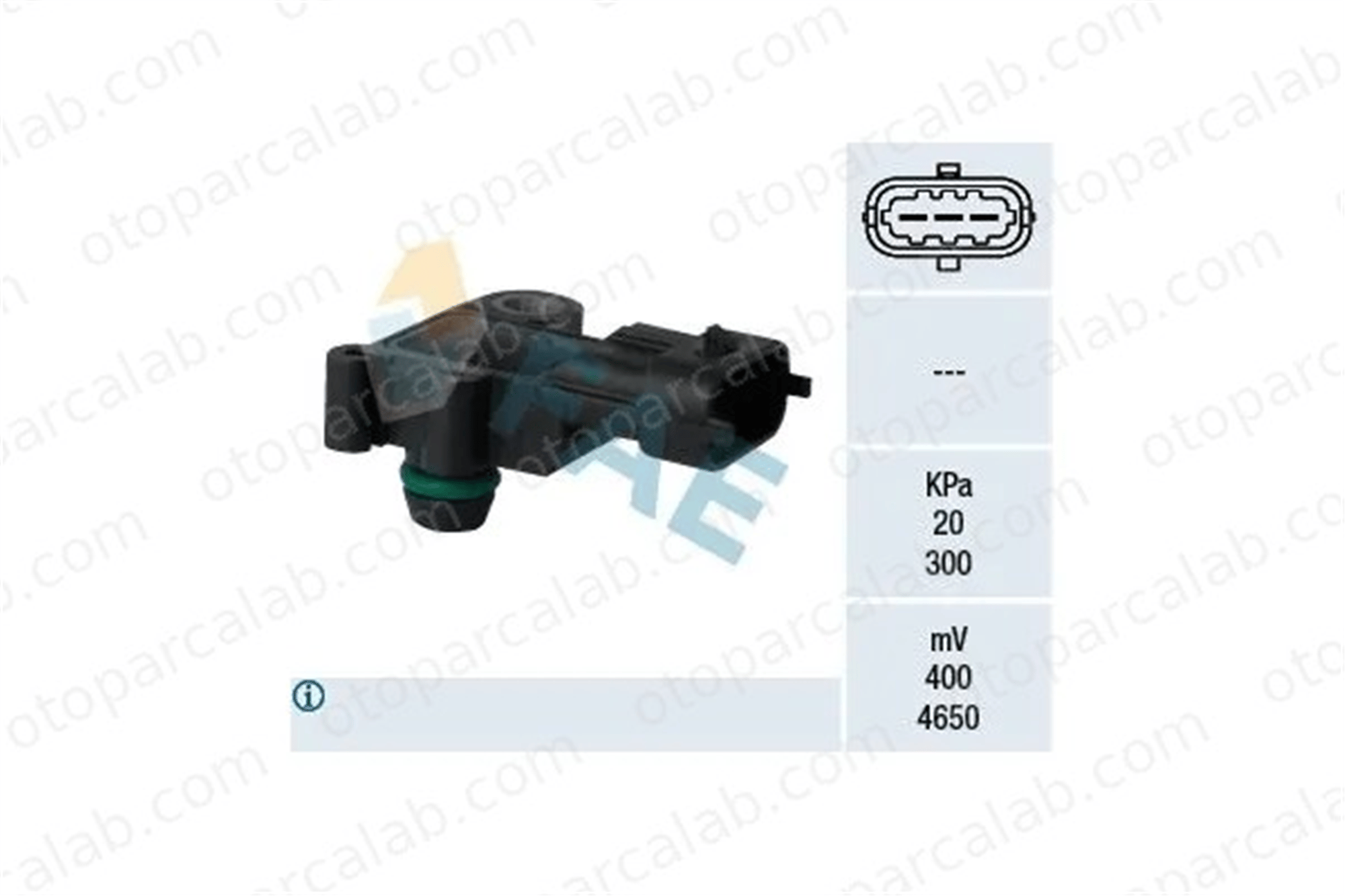 FAE 15129 MAP Sensörü FORD TRANSIT V363 Panelvan/Van TRANSIT V363 Platform şasi LR075167 9675379580