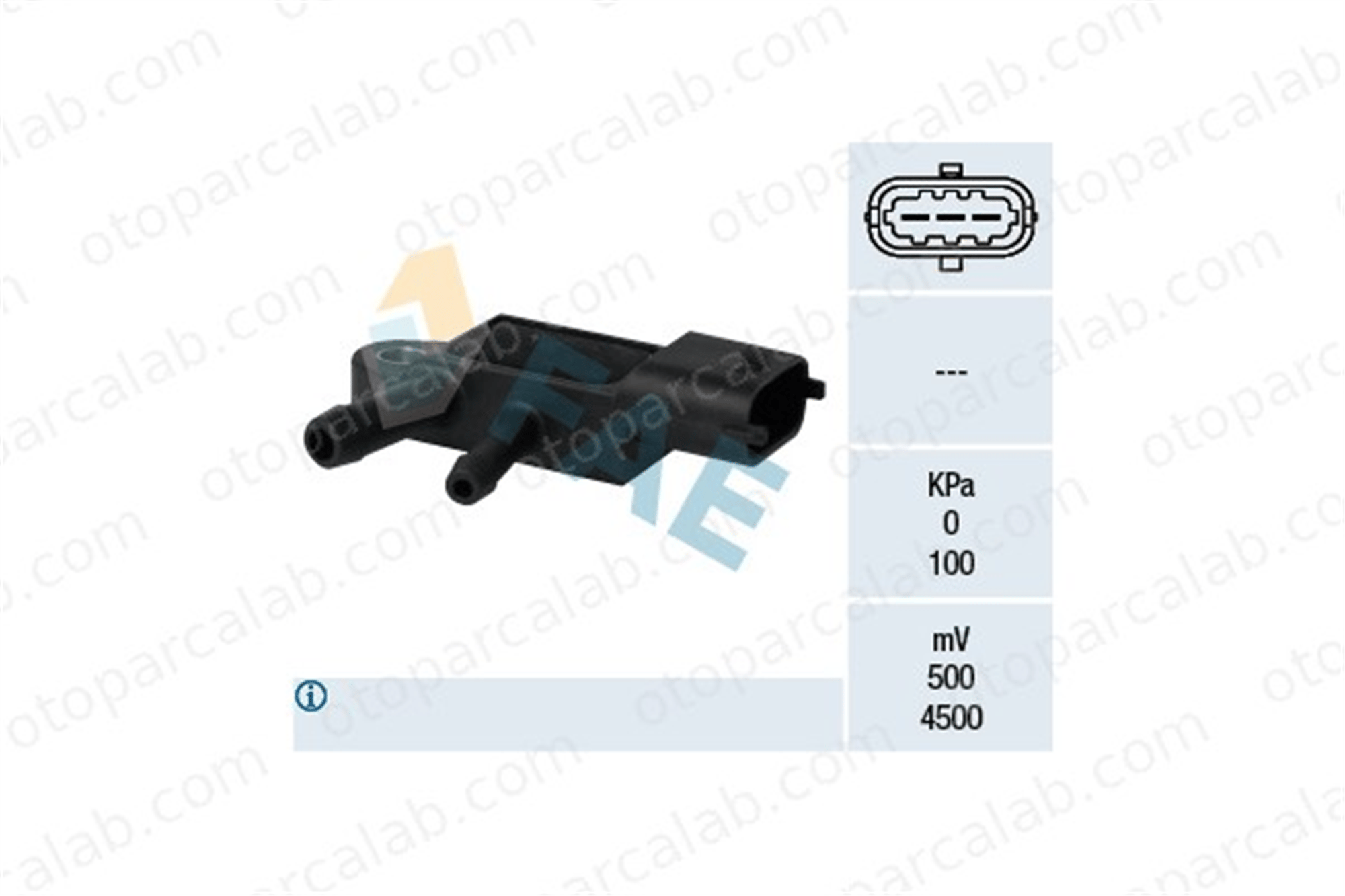 FAE 16105 MAP Sensörü VOLVO V60 I XC60 II 137409 1837949