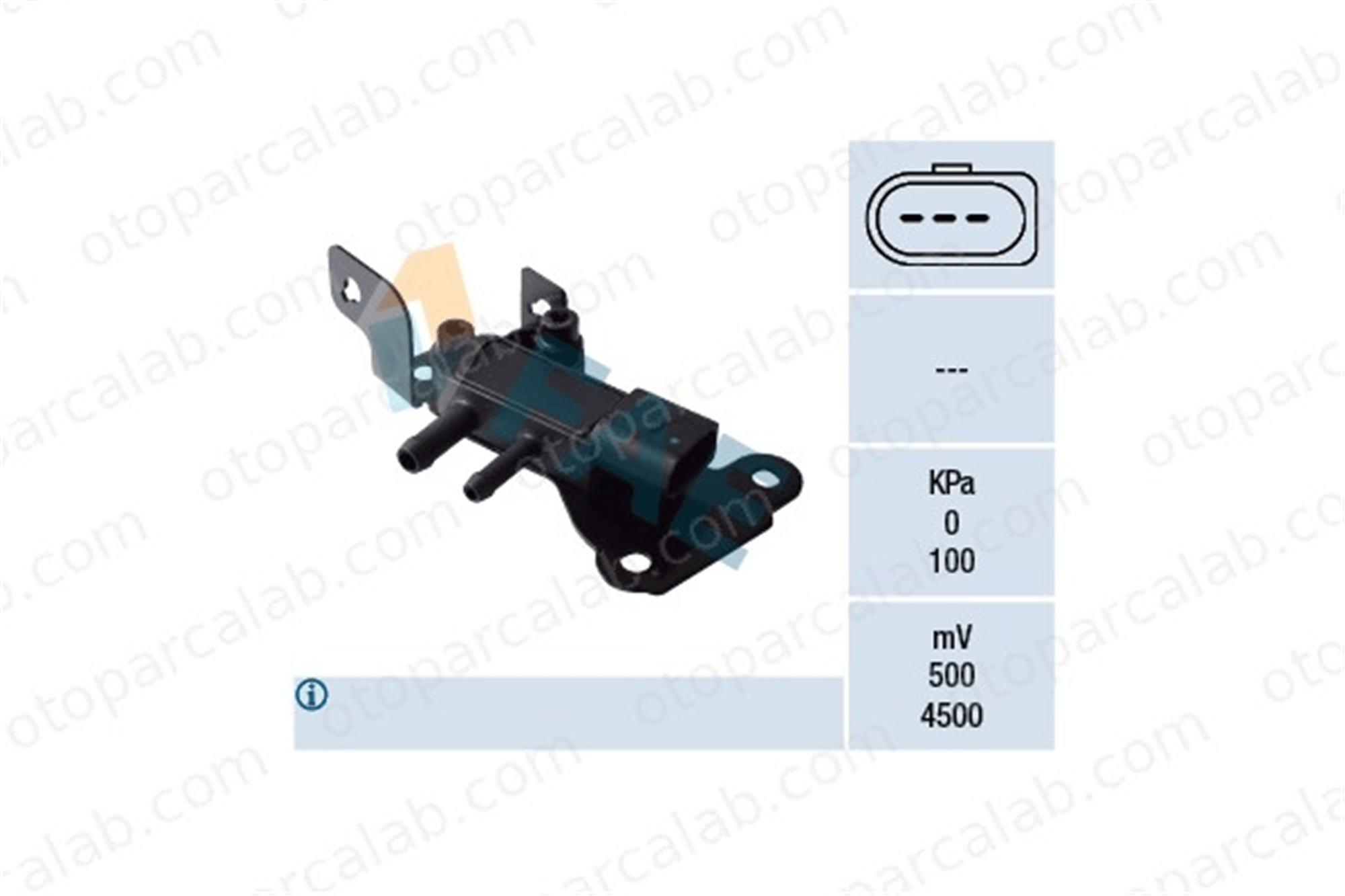 FAE 16114 Egzoz Sıcaklık Sensörü MITSUBISHI ASX MAZDA 6 Station wagon 25182883 137421