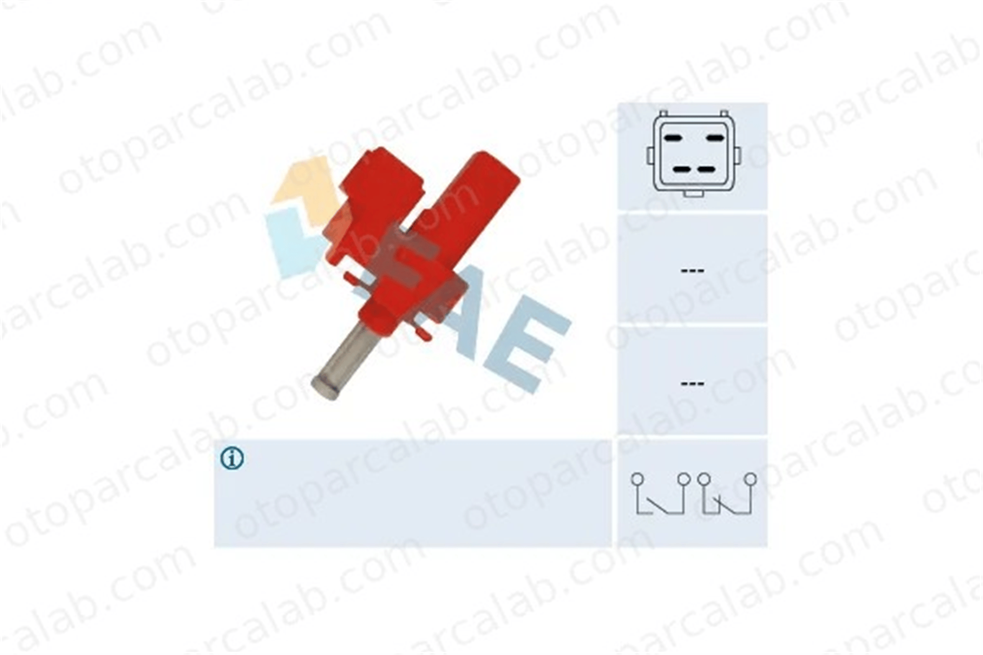 FAE 24835 Debriyaj Müşürü FORD MONDEO III MONDEO III Sedan 2S6T7C534AA 1018344