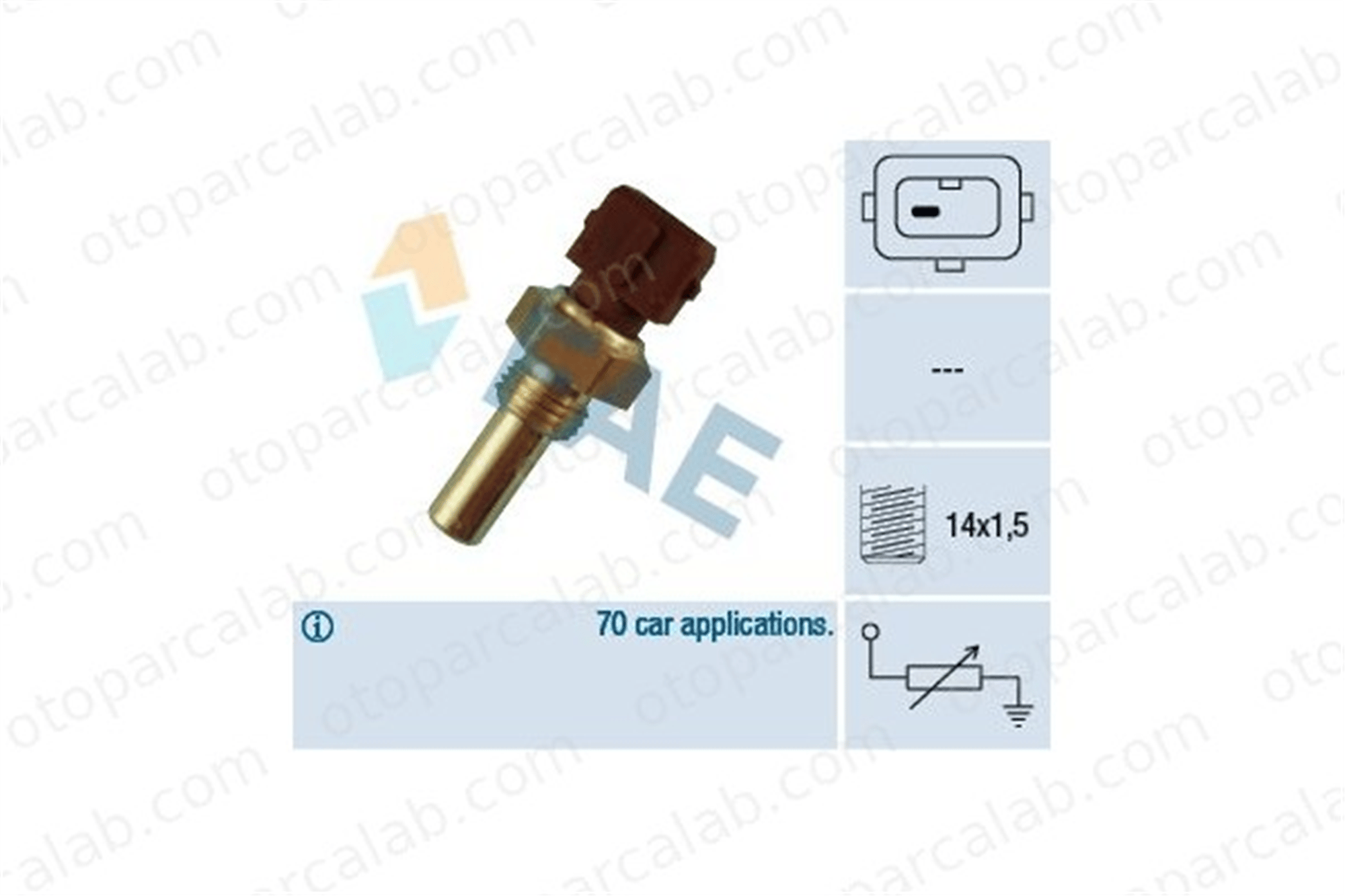 FAE 32270 Hararet Müşürü BMW 3 5 1710511 12621710512