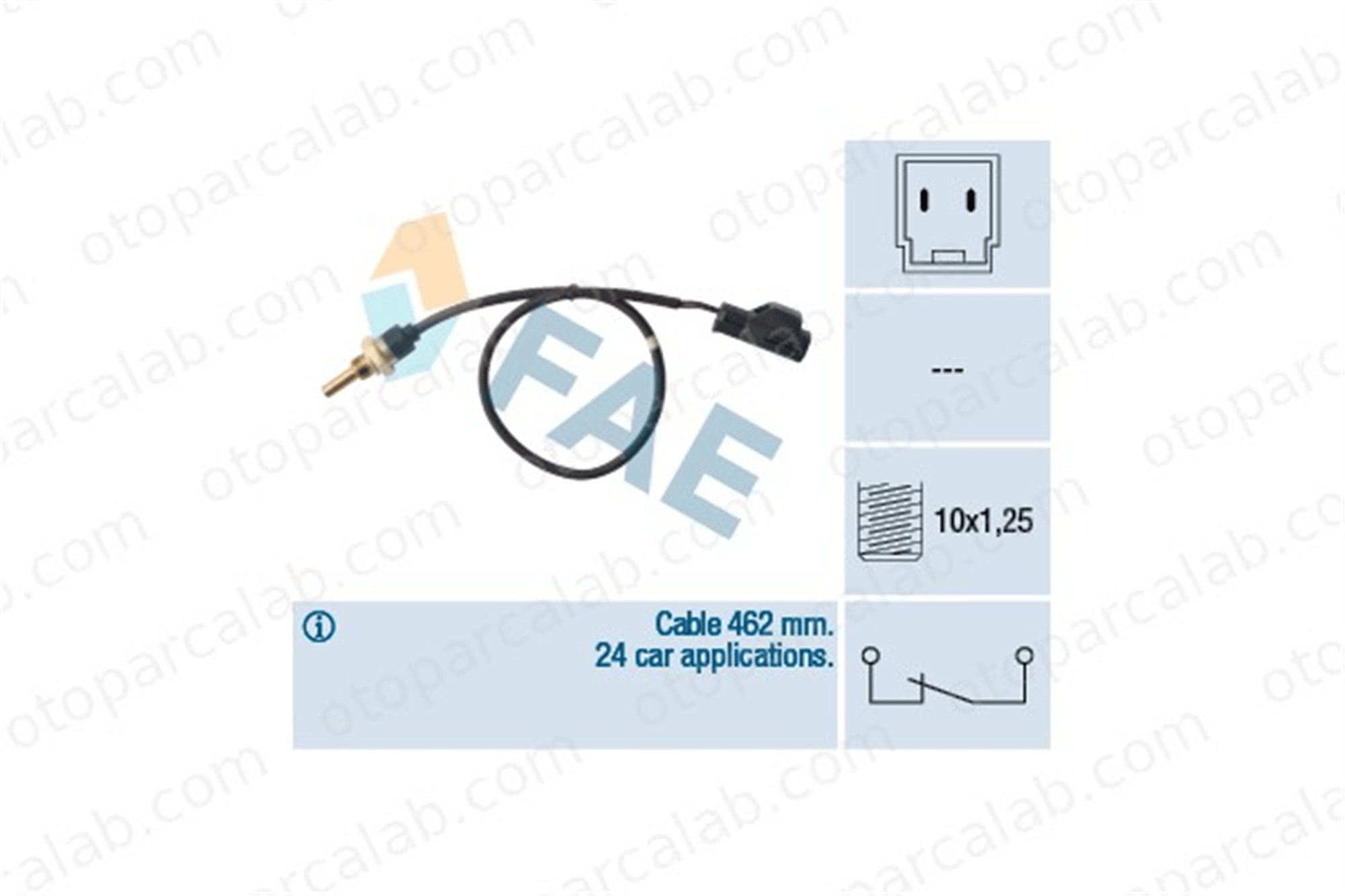 FAE 32424 Hararet Müşürü VOLVO S80 I XC90 I 8627679 86276790