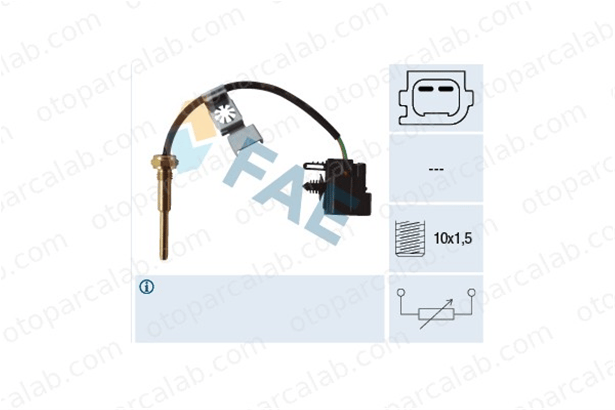 FAE 32427 Hararet Müşürü FORD TRANSIT Panelvan/Van TRANSIT Platform şasi 9C116G004DD 988F6G004DA
