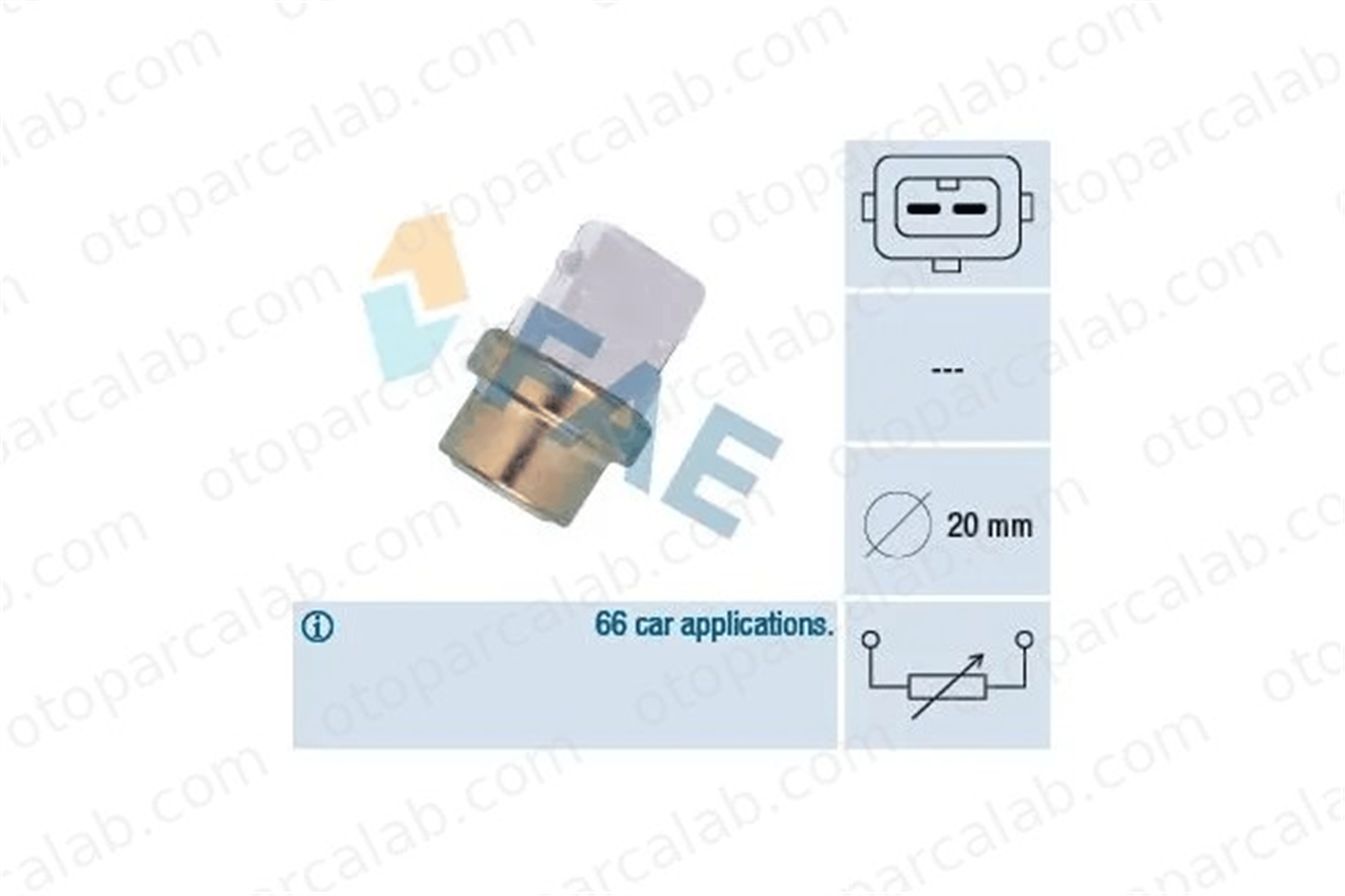 FAE 32600 Hararet Müşürü RENAULT MEGANE I Classic MEGANE Scenic 4401661 7700865290