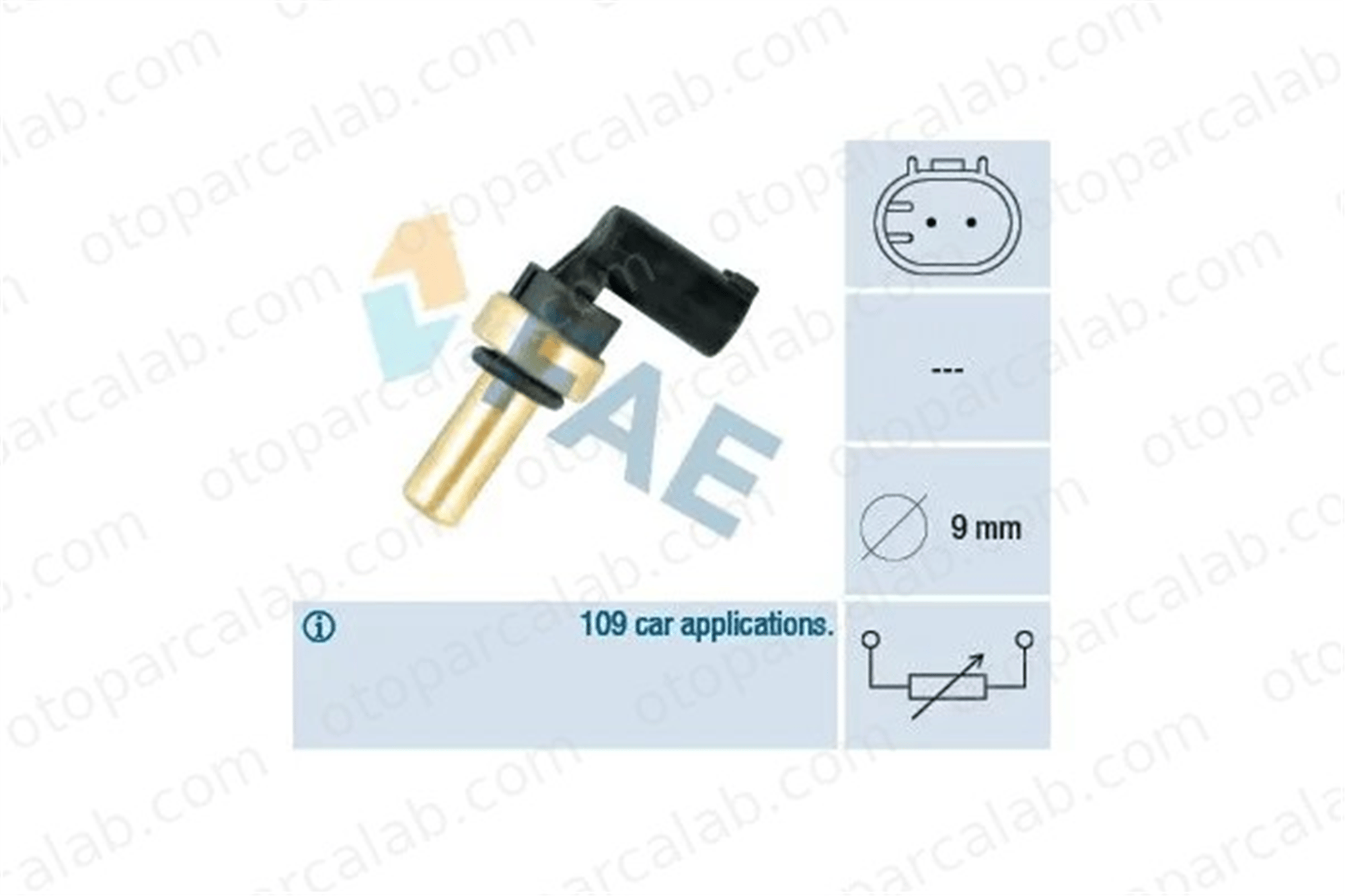 FAE 32705 Hararet Müşürü OPEL CORSA D ASTRA J 1338370 55353807