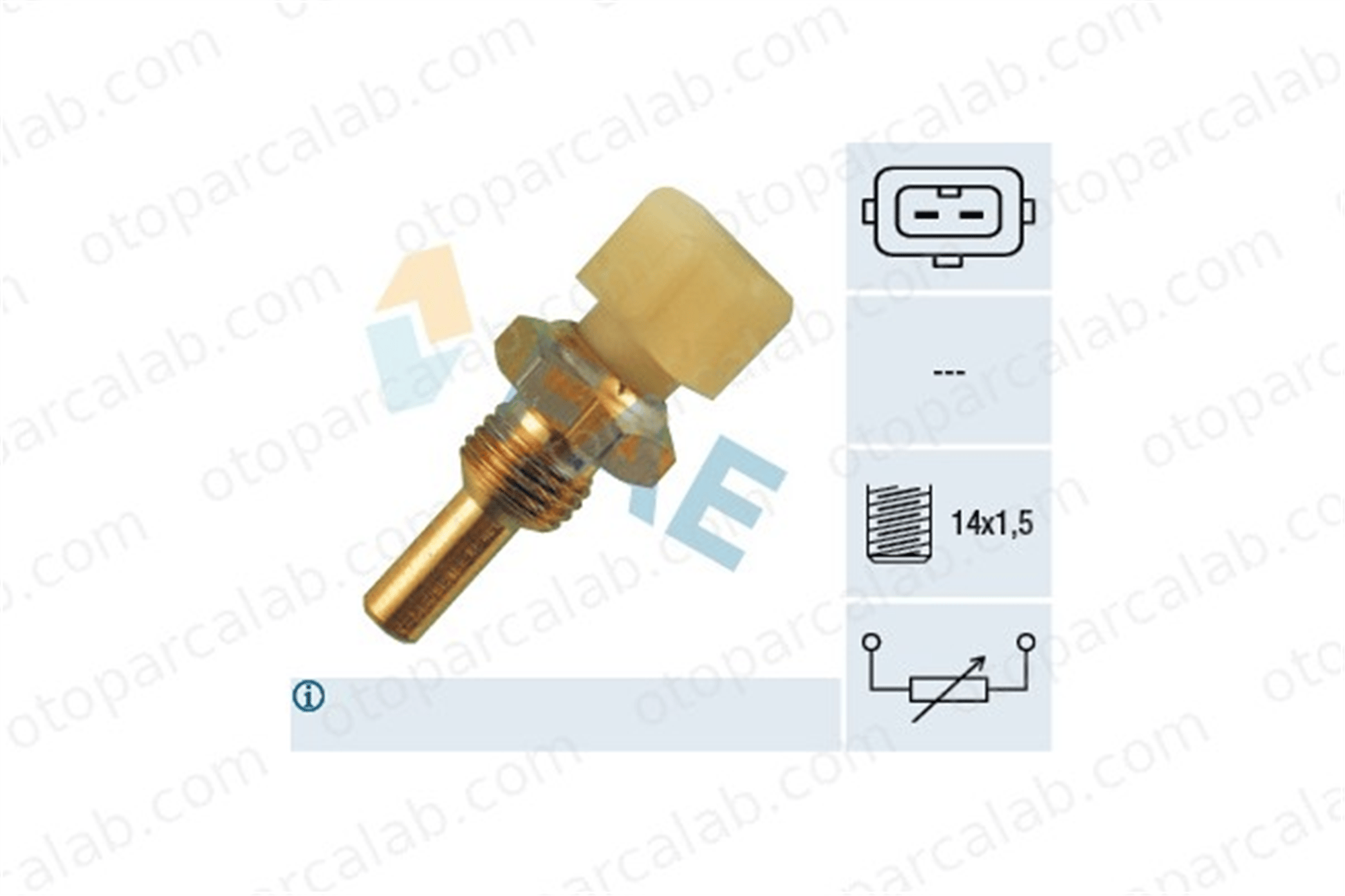 FAE 33030 Hararet Müşürü BMW 7 MERCEDES-BENZ VARIO Damperli araç 35919369M 035919369M