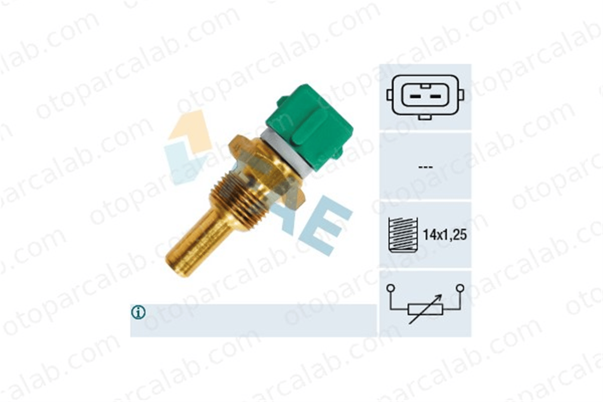 FAE 33190 Hararet Müşürü CITROËN JUMPY XANTIA 133878 133847