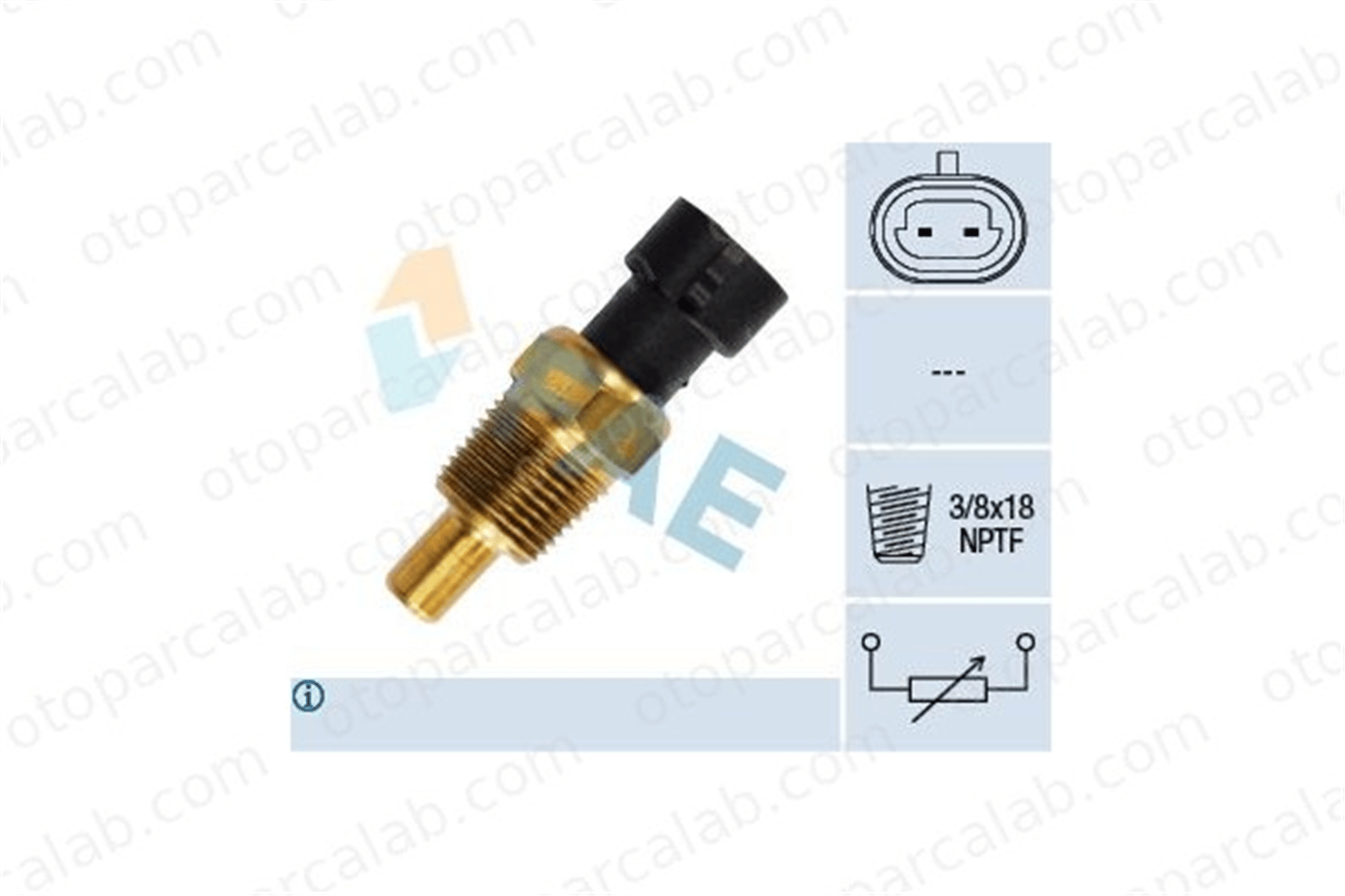 FAE 33340 Hararet Müşürü DAEWOO ESPERO ISUZU TROOPER III 25036979 7604097