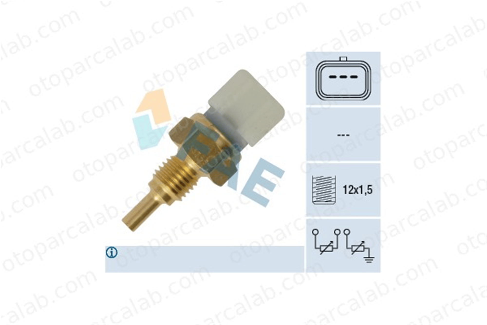 FAE 33356 Hararet Müşürü KIA RIO I Hatchback RIO I Sedan K50F18840 0K50F18840