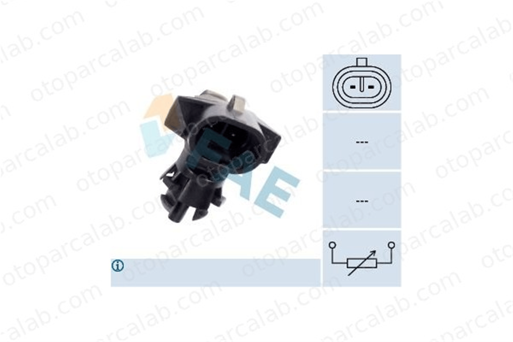 FAE 33501 Dış Hava Sıcaklık Sensörü OPEL ASTRA F Station wagon ASTRA G Station wagon 1236284 90477289