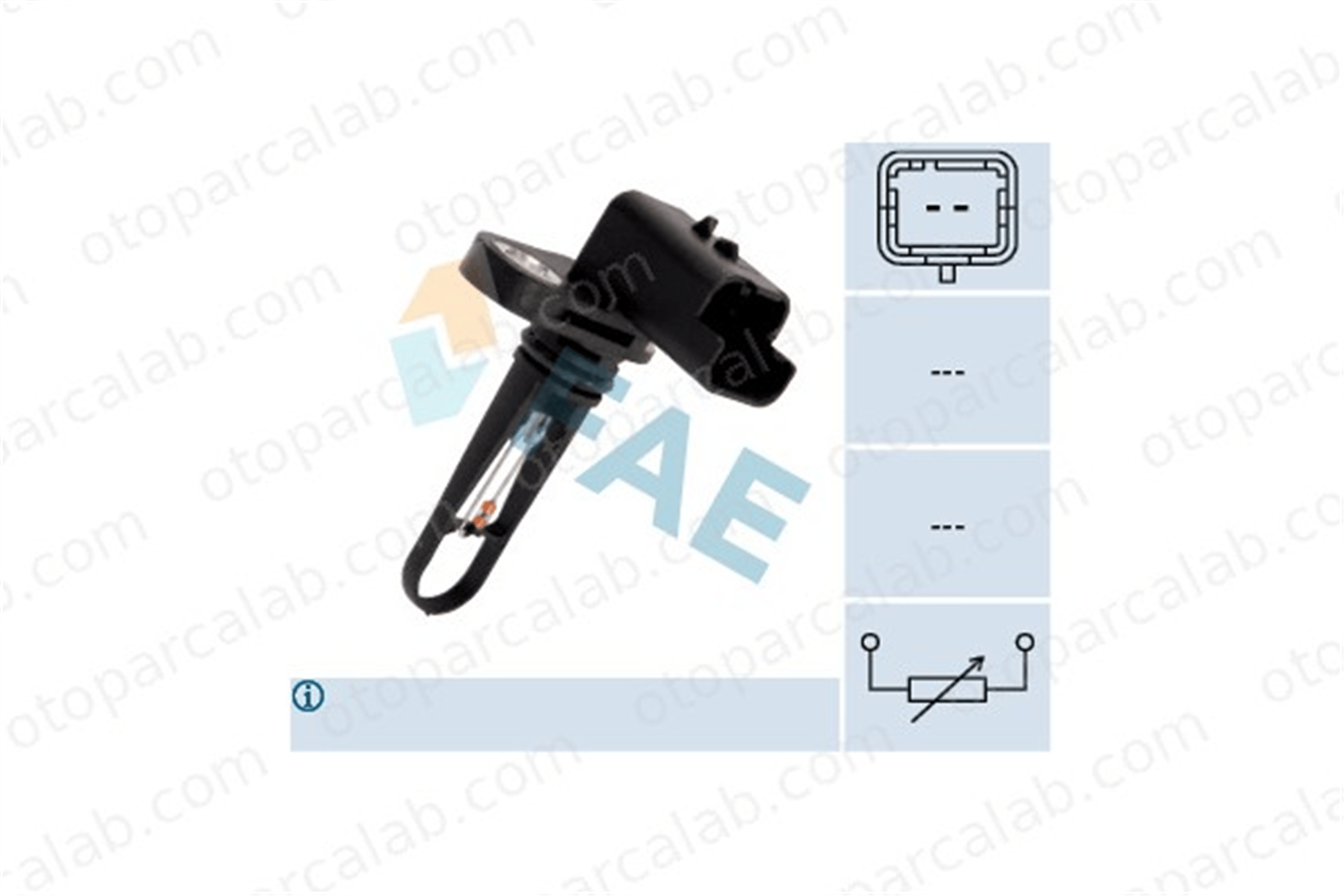 FAE 33509 Hararet Müşürü FORD TRANSIT V363 Platform şasi C-MAX 3M5A12A697AD 1920GF
