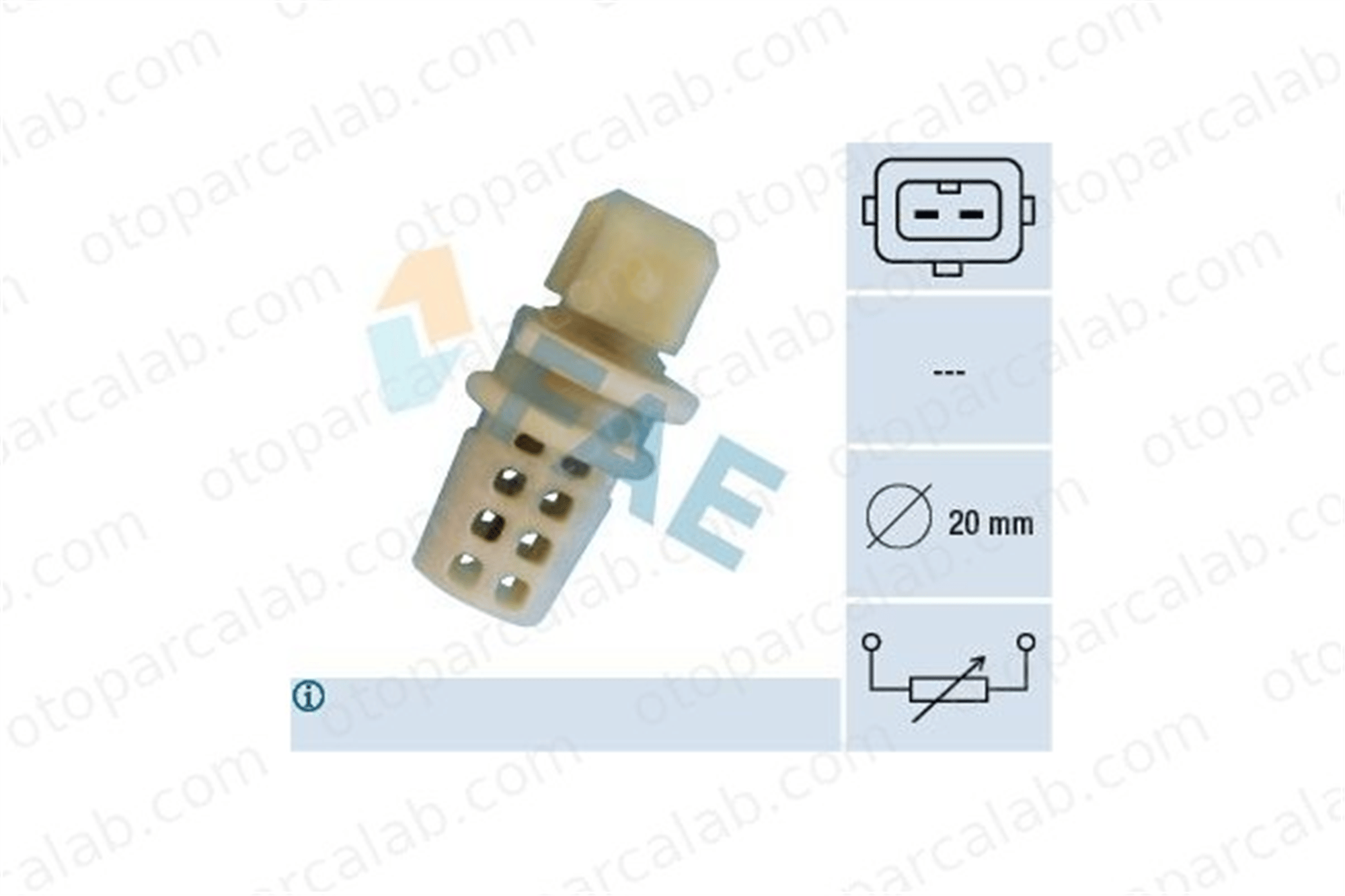 FAE 33520 Hararet Müşürü MITSUBISHI CARISMA CARISMA Sedan 836402 0836402