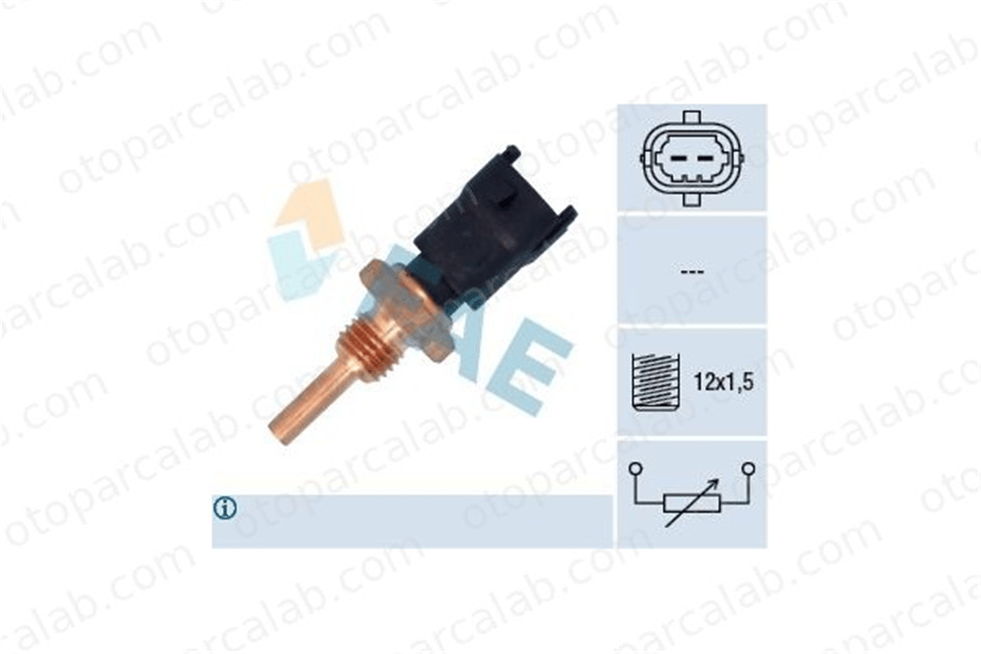 FAE 33685 Hararet Müşürü OPEL MERIVA A MPV ASTRA G Cabrio 1342567 93174208