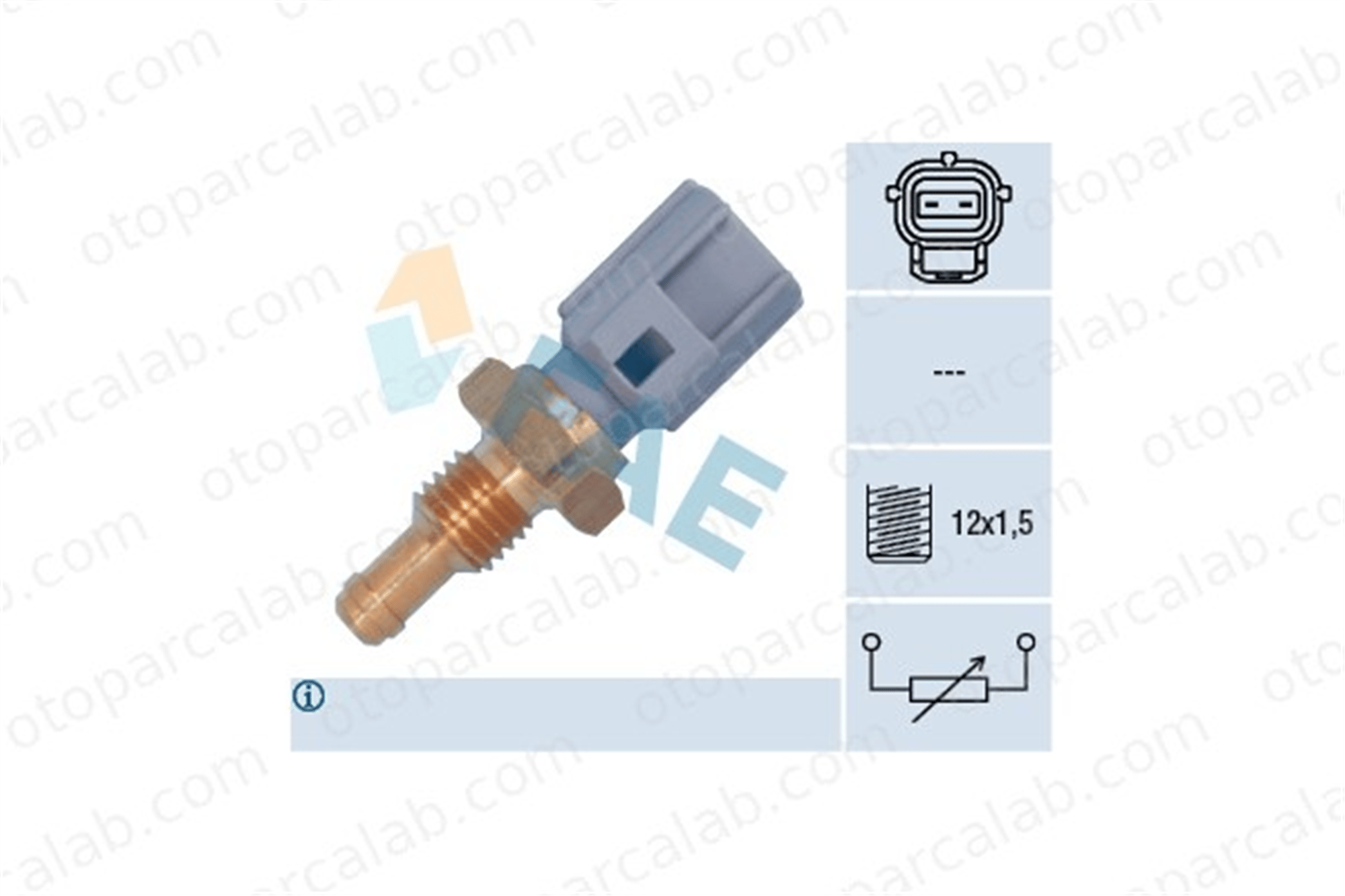 FAE 33735 Hararet Müşürü FORD C-MAX FOCUS II 8E5A12A648AA 5072891