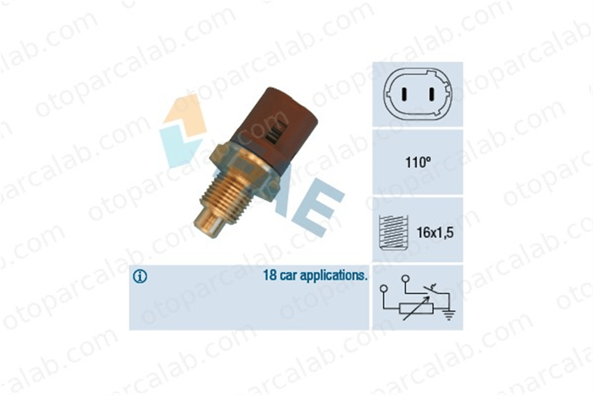 FAE 34450 Hararet Müşürü OPEL MOVANO A Minibüs/Otobüs MOVANO A Panelvan/Van 7700300648 9160357