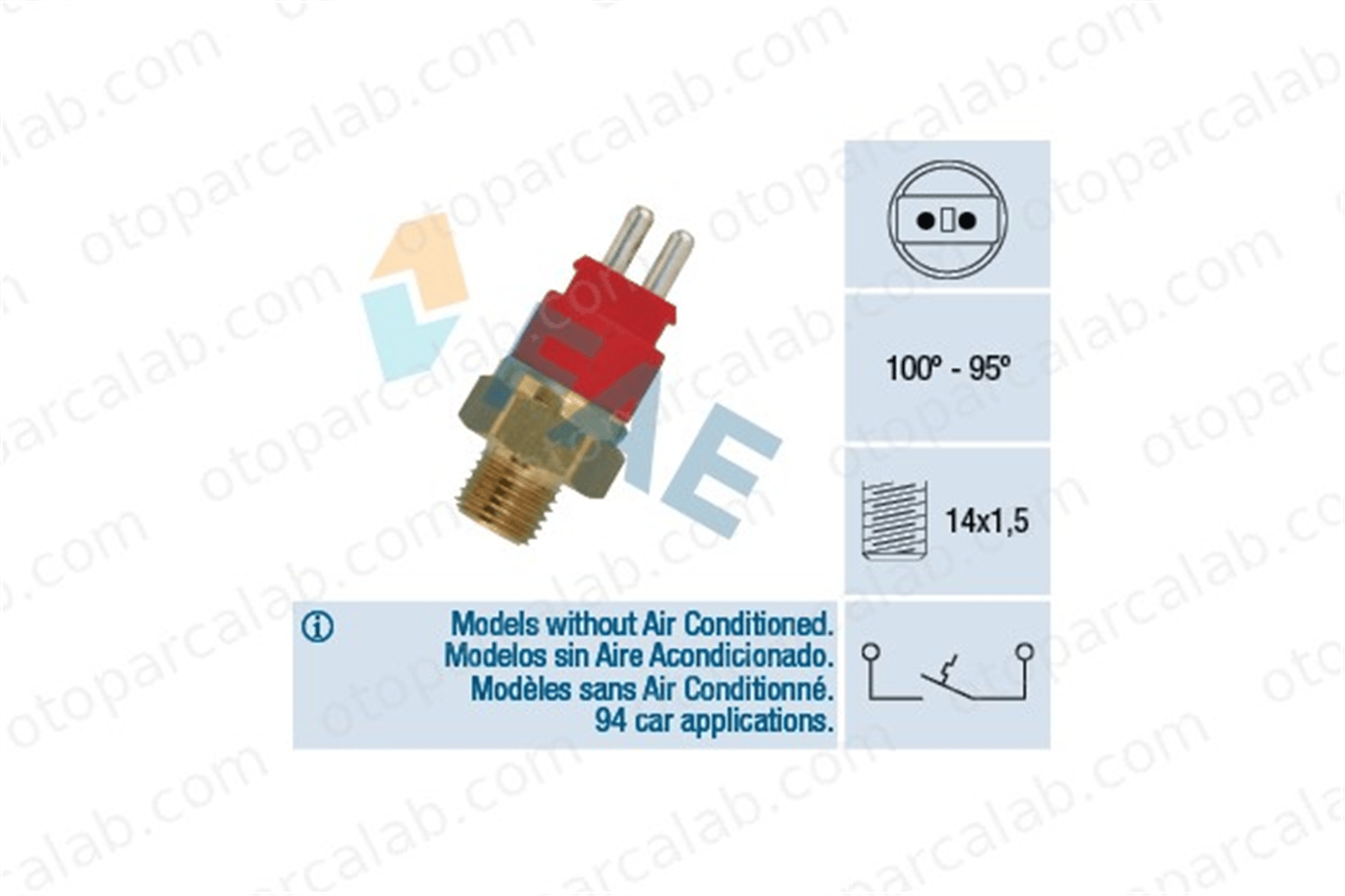 FAE 36250 Hararet Müşürü A0065454024