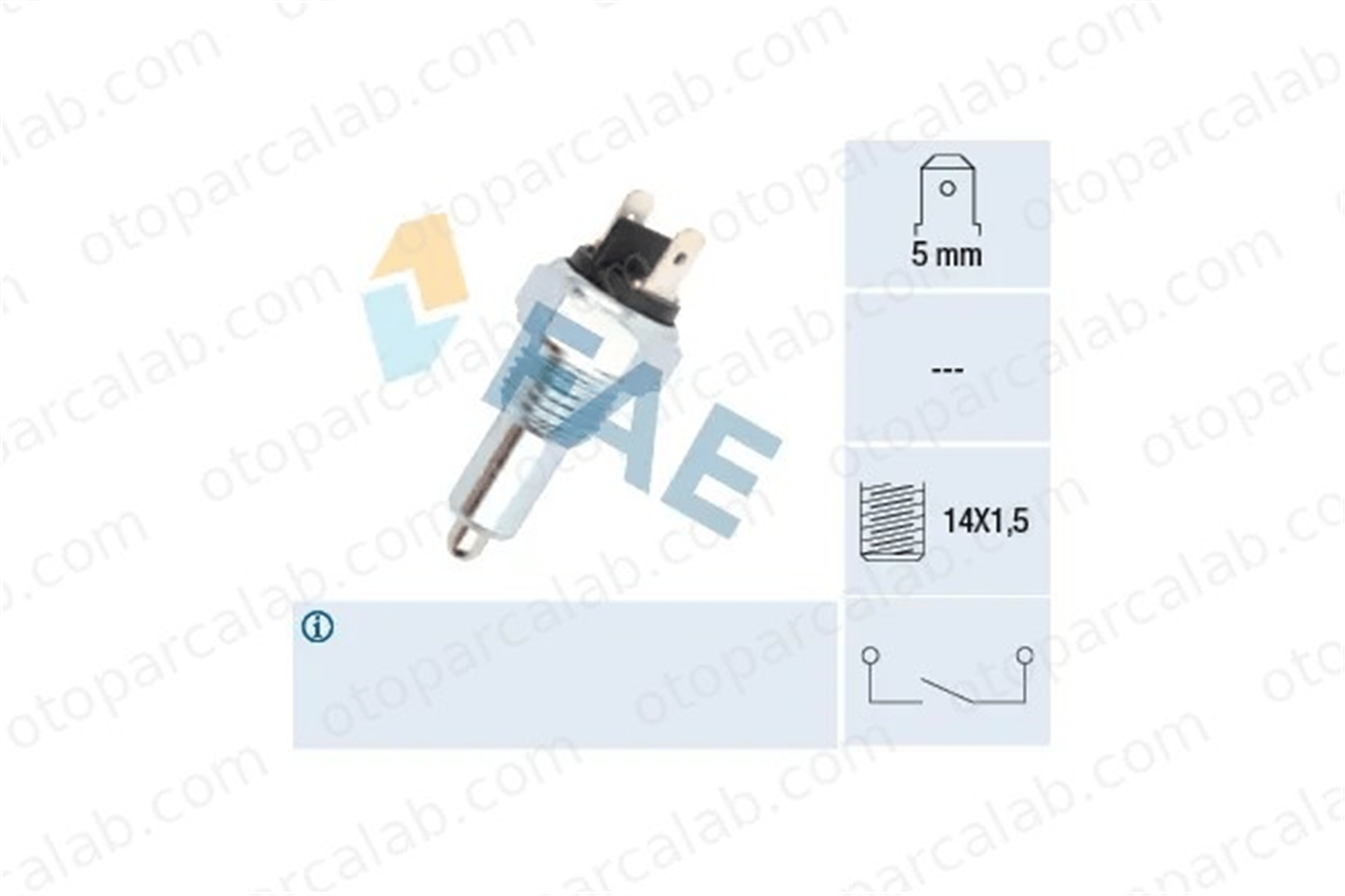 FAE 41090 Geri Vites Müşürü CITROËN BX AX 7700591730 91513244
