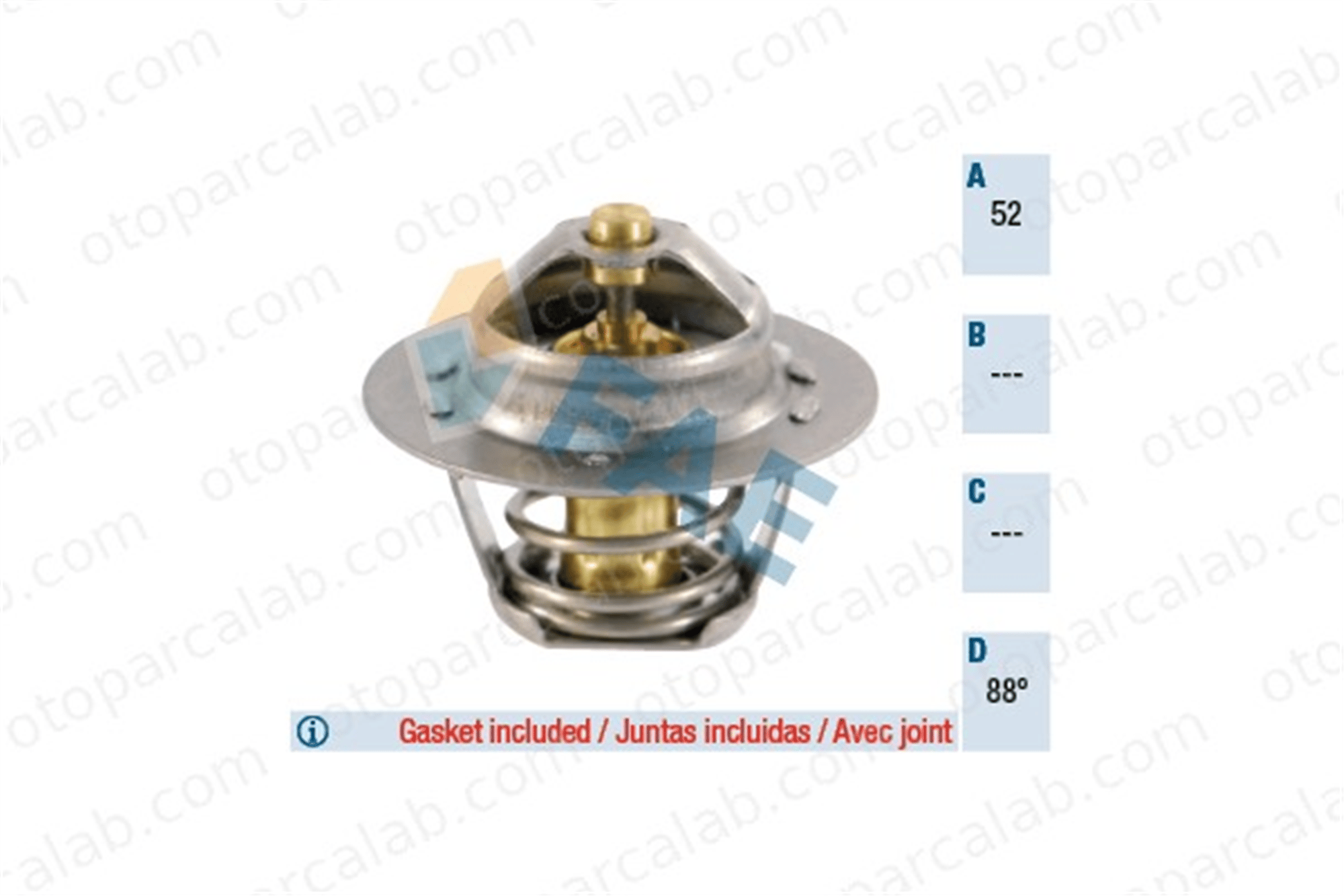 FAE 5204388 Termostat 88 °C ROVER 200 II Hatchback 100 / METRO Hatchback PEL10016 GTS301