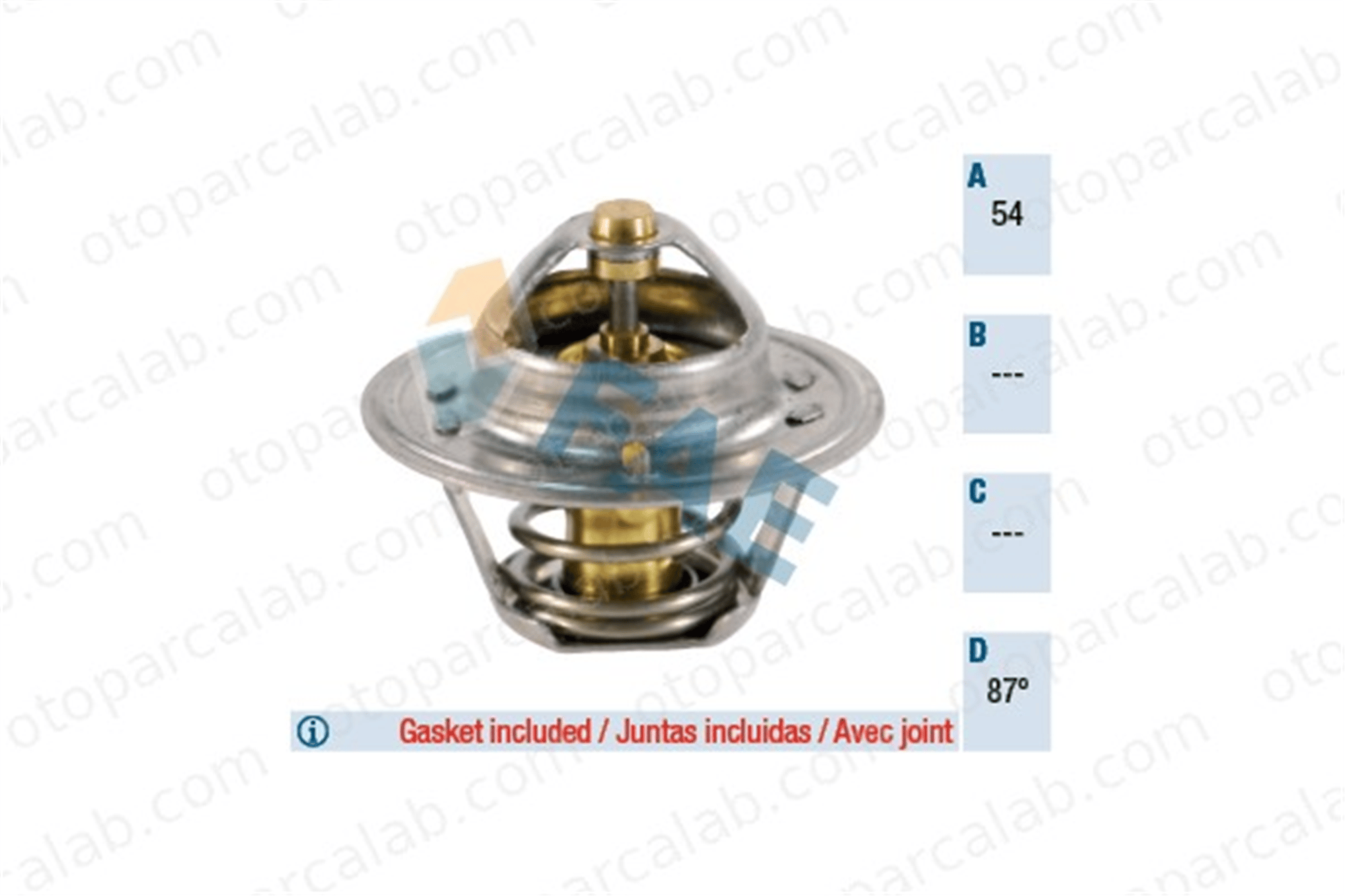 FAE 5204787 Termostat FORD ESCORT I ESCORT II 2550022600 1452357