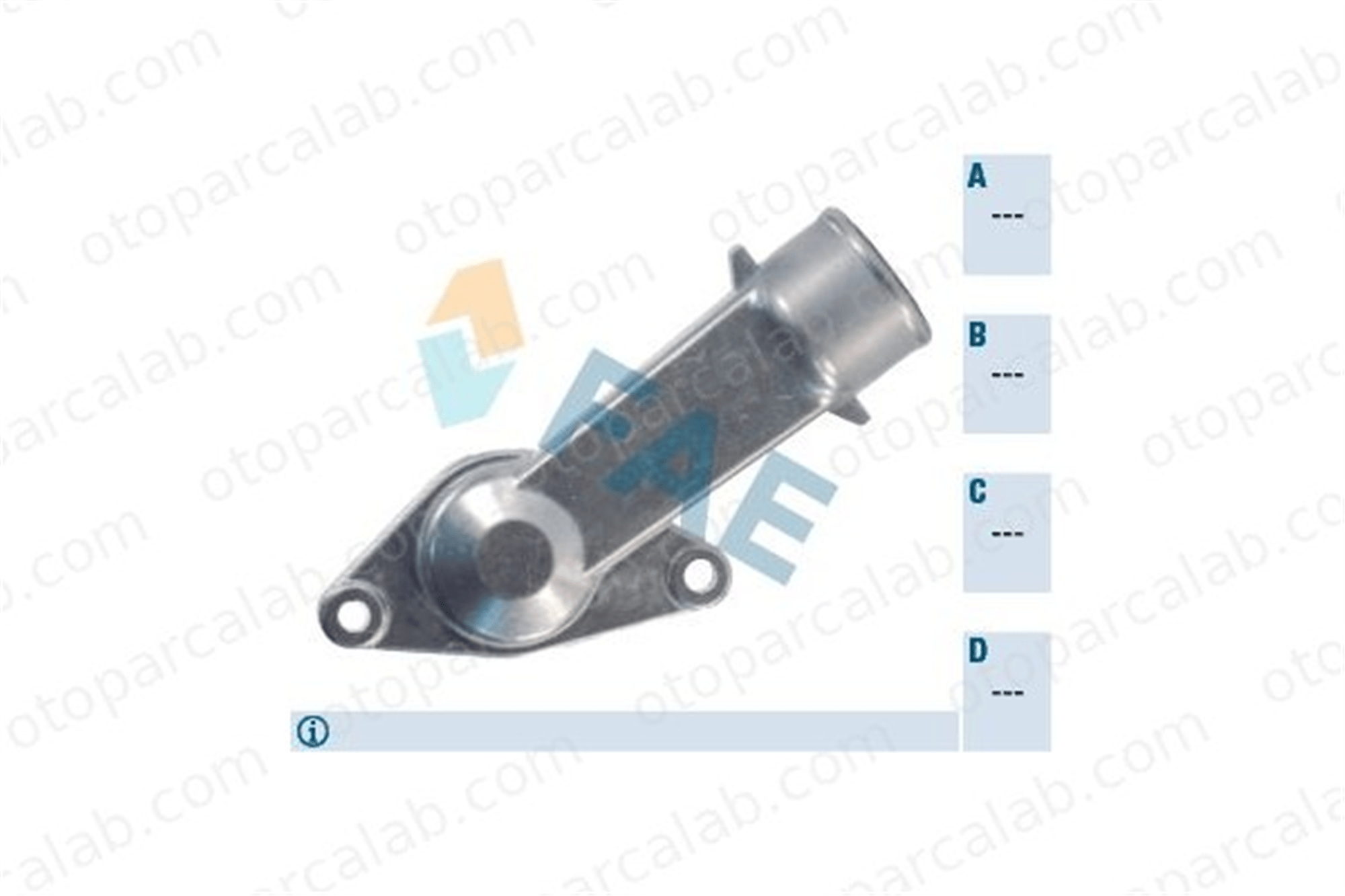 FAE 54326 Termostat Gövdesi OPEL CORSA A Hatchback KADETT E Hatchback 1338151 90234805