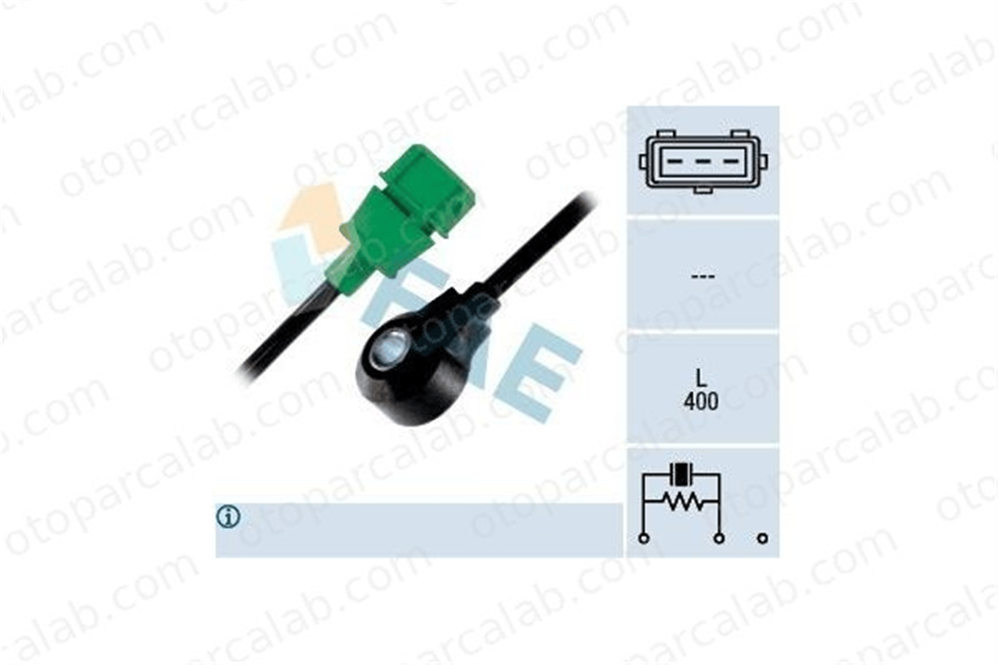 FAE 60103 Vuruntu Sensörü CITROËN XM XANTIA 594625 96286484