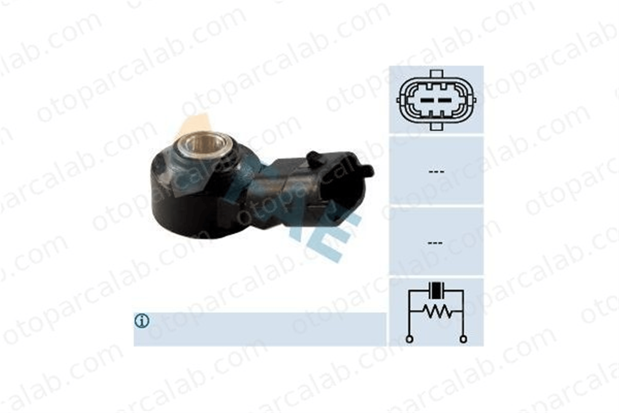 FAE 60107 Vuruntu Sensörü OPEL VECTRA C GTS VECTRA C Station wagon 71739674 12566845