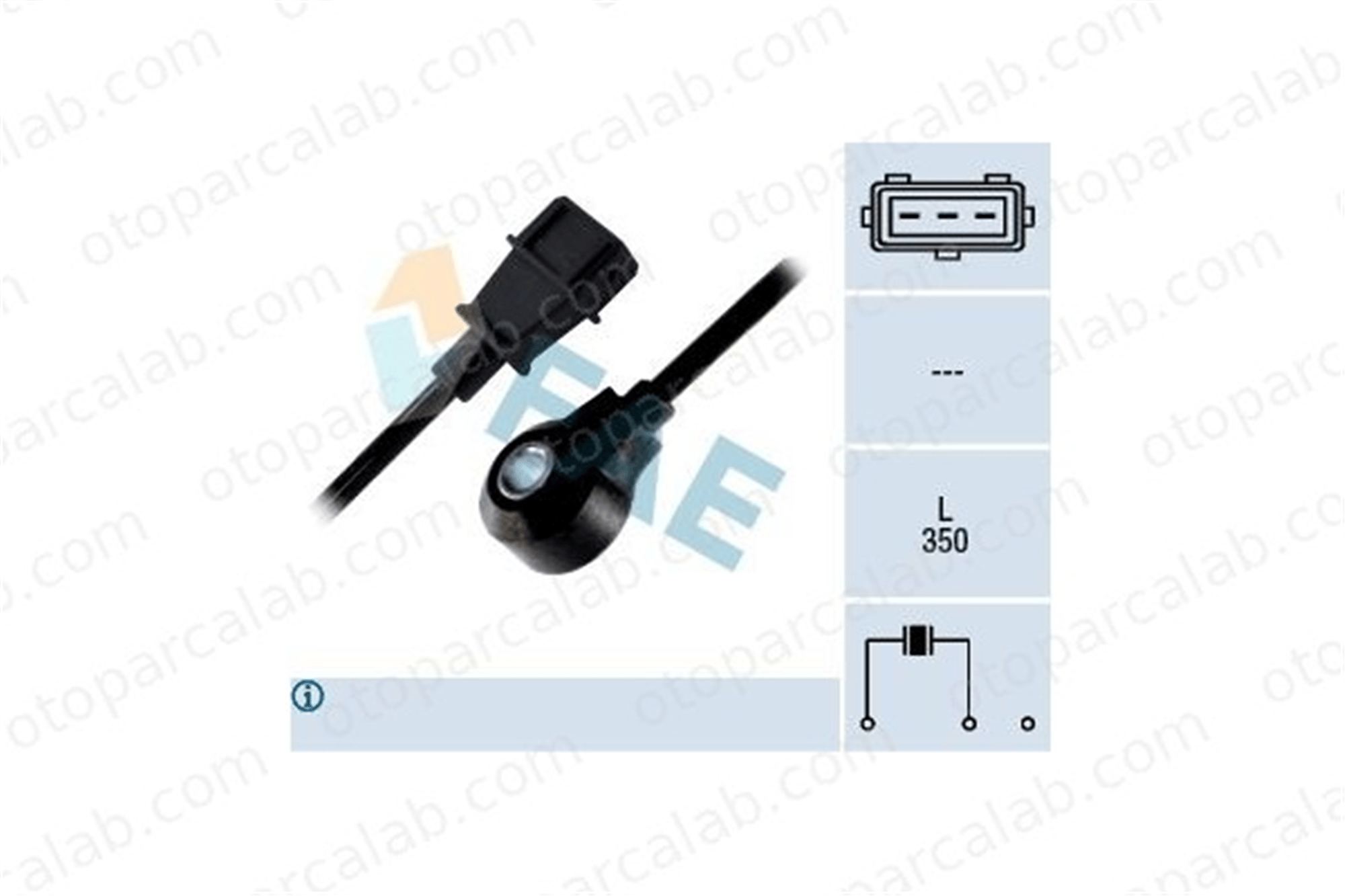 FAE 60130 Vuruntu Sensörü OPEL ASTRA F ASTRA F Station wagon 96508199 90411972