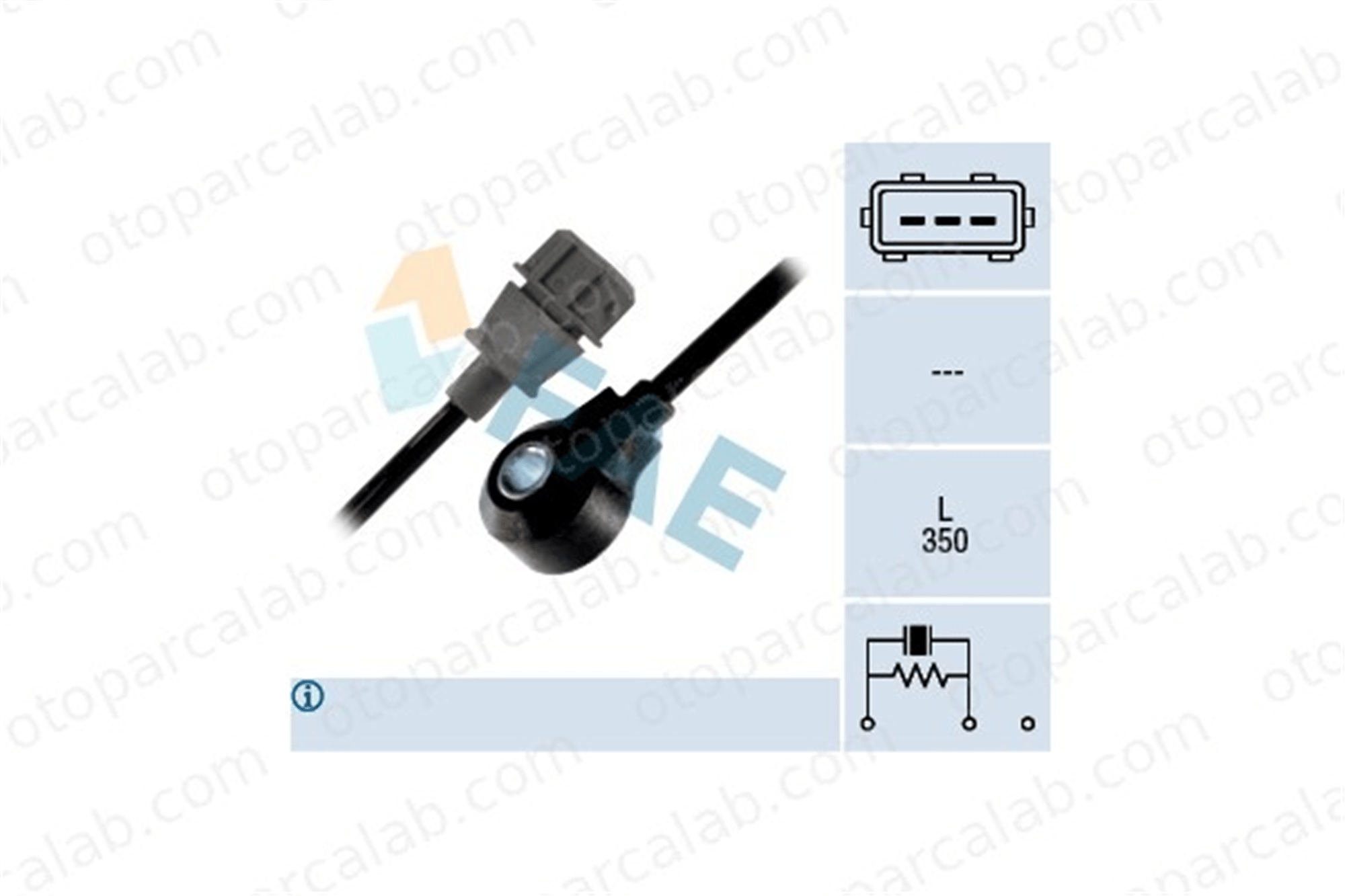 FAE 60132 Vuruntu Sensörü DAEWOO NUBIRA Sedan NUBIRA Wagon 96253545 4805506