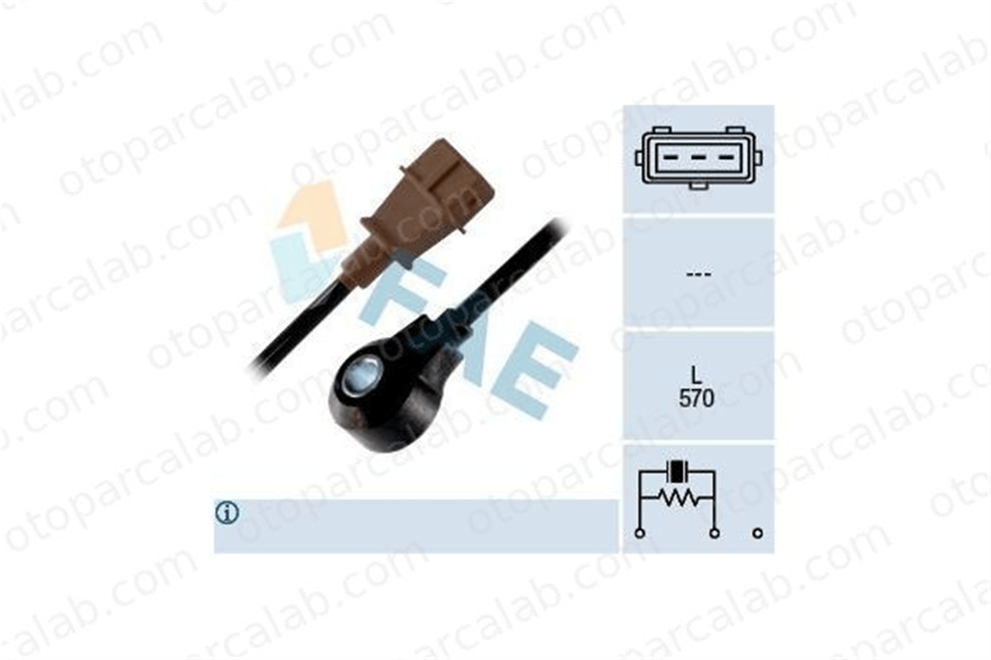 FAE 60133 Vuruntu Sensörü AUDI A6 C5 A6 C5 Avant 78905377 078 905 377