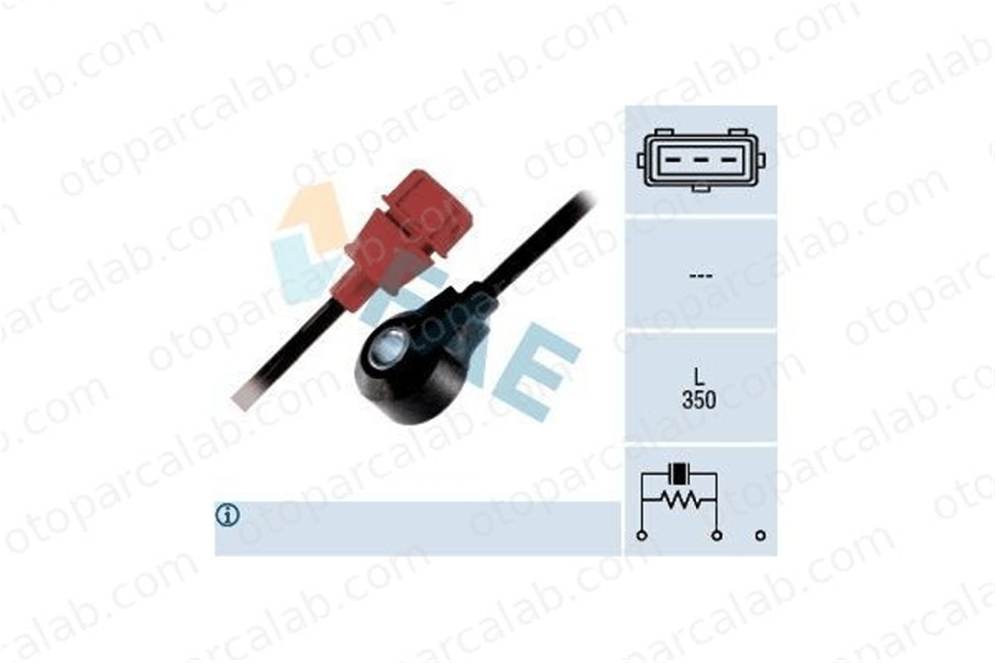 FAE 60138 Vuruntu Sensörü SEAT IBIZA II VW GOLF III 37905377 037 905 377