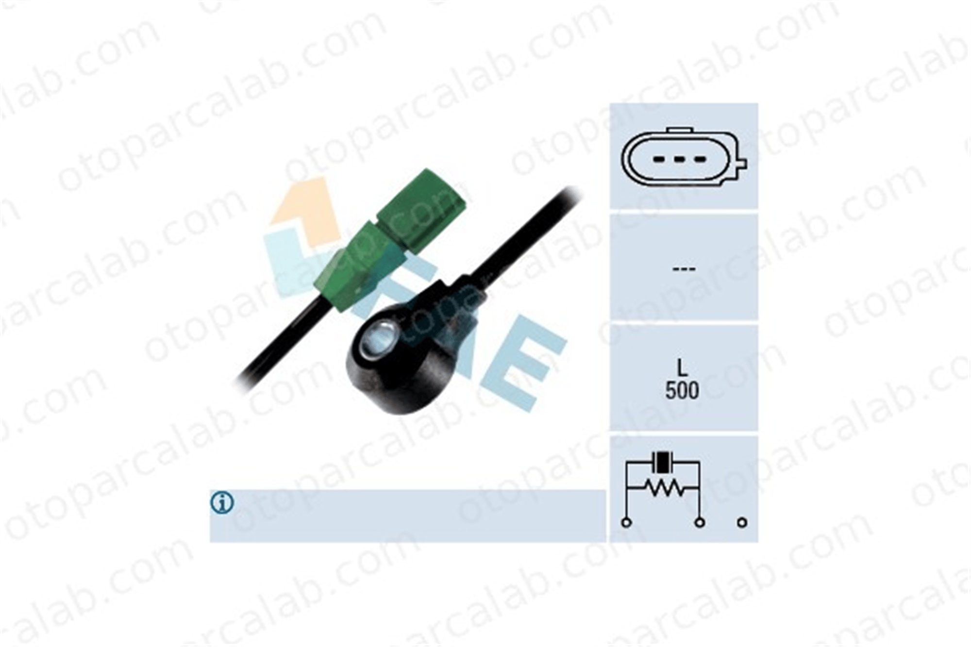 FAE 60163 Vuruntu Sensörü AUDI A4 B8 A4 B8 Avant 6E905376A 06E905376A
