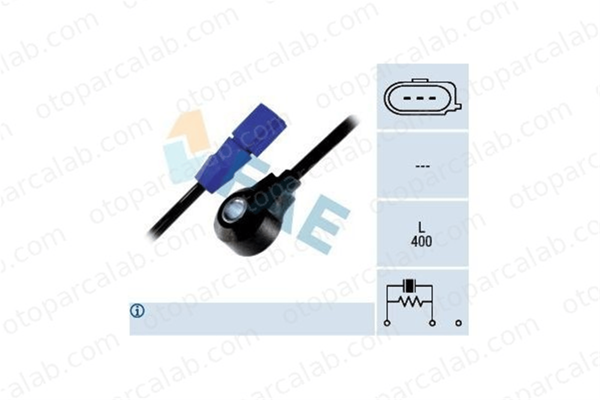 FAE 60170 Vuruntu Sensörü AUDI A6 C6 Avant A6 C6 KS237 79905377D