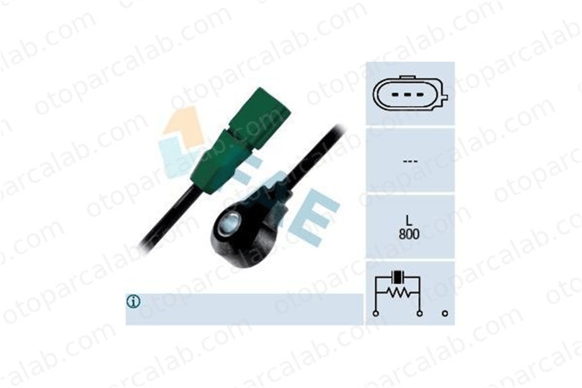 FAE 60184 Vuruntu Sensörü AUDI TT TT Roadster 7K905377A 07K 905 377 A
