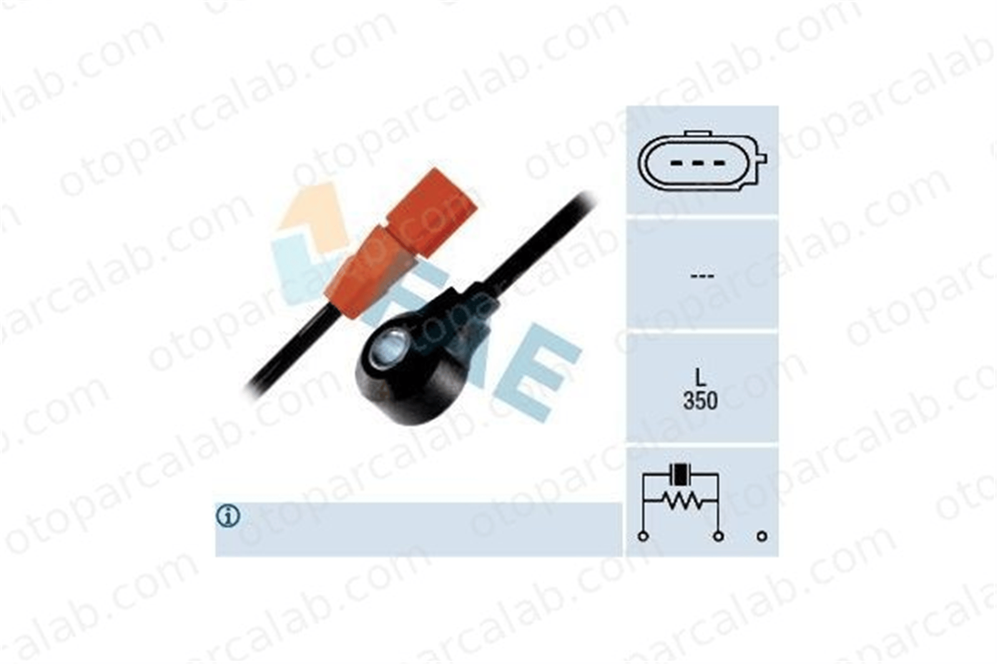 FAE 60187 Vuruntu Sensörü VW TOUAREG 7C905377AM 07C 905 377 AM