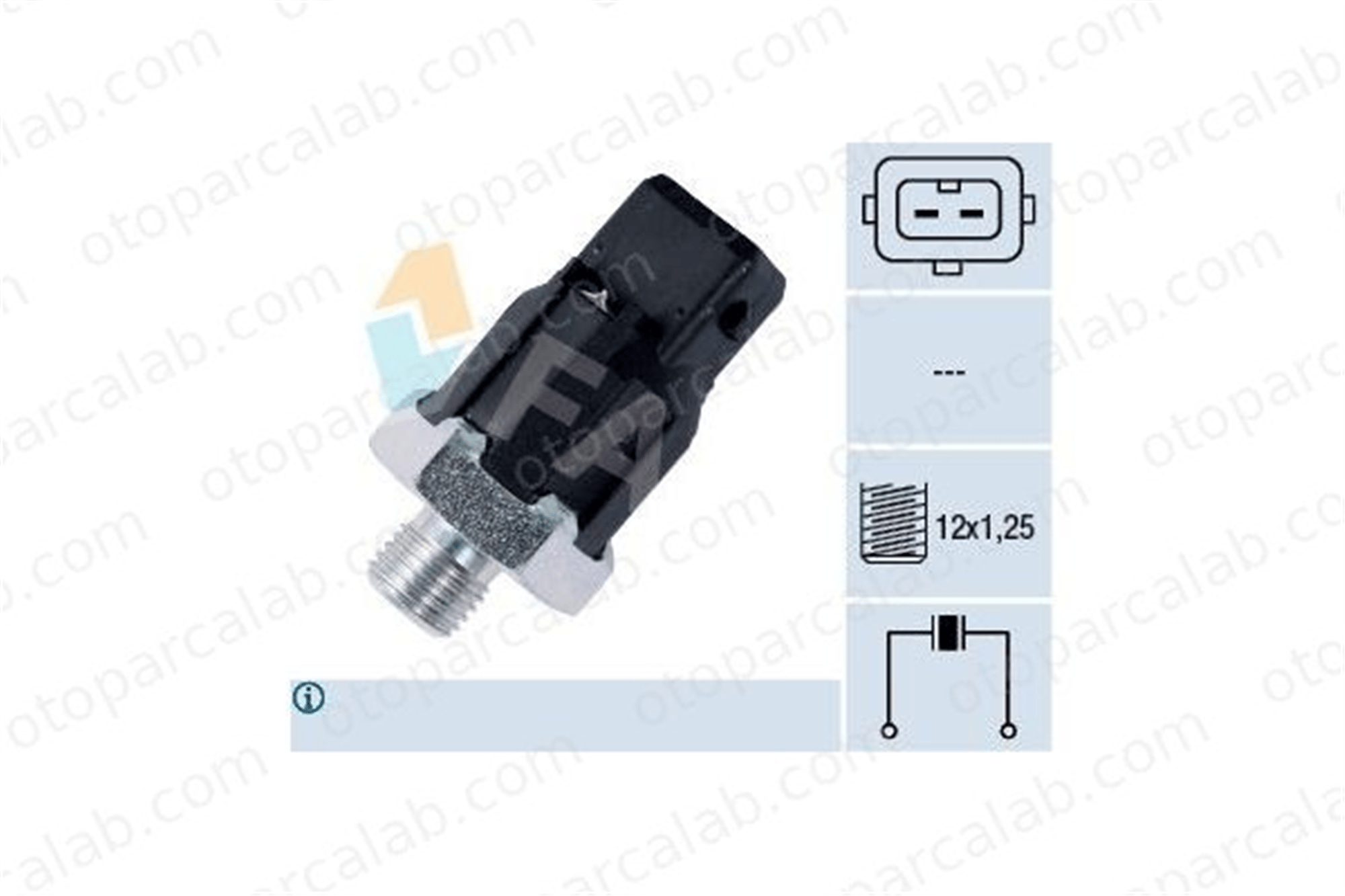 FAE 60188 Vuruntu Sensörü RENAULT KANGOO Express CLIO II 8200639103 8200680689