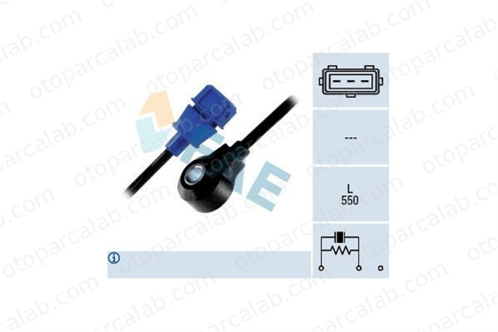 FAE 60190 Vuruntu Sensörü AUDI A6 C5 80 B4 Avant 54905377 054905377