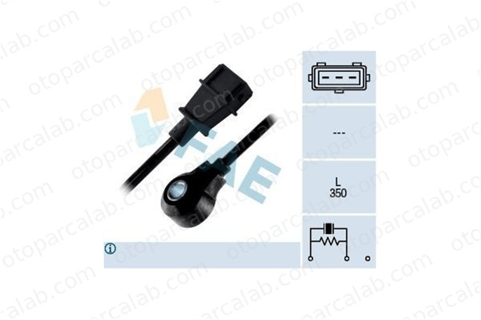 FAE 60193 Vuruntu Sensörü FIAT BARCHETTA BRAVA 46522740