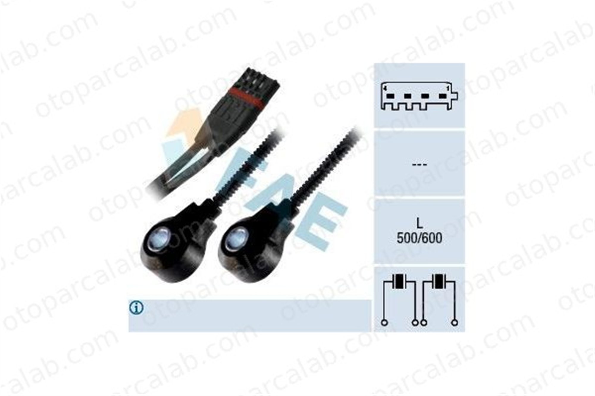 FAE 60223 Vuruntu Sensörü BMW 3 Touring 5 Touring 13627566785 13627525039