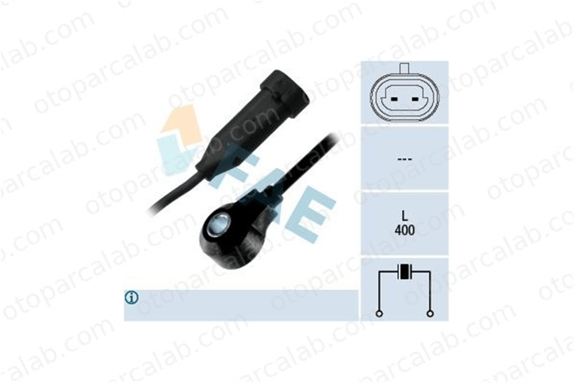 FAE 60225 Vuruntu Sensörü OPEL ASTRA G Station wagon ASTRA F Station wagon 6238370 10456240