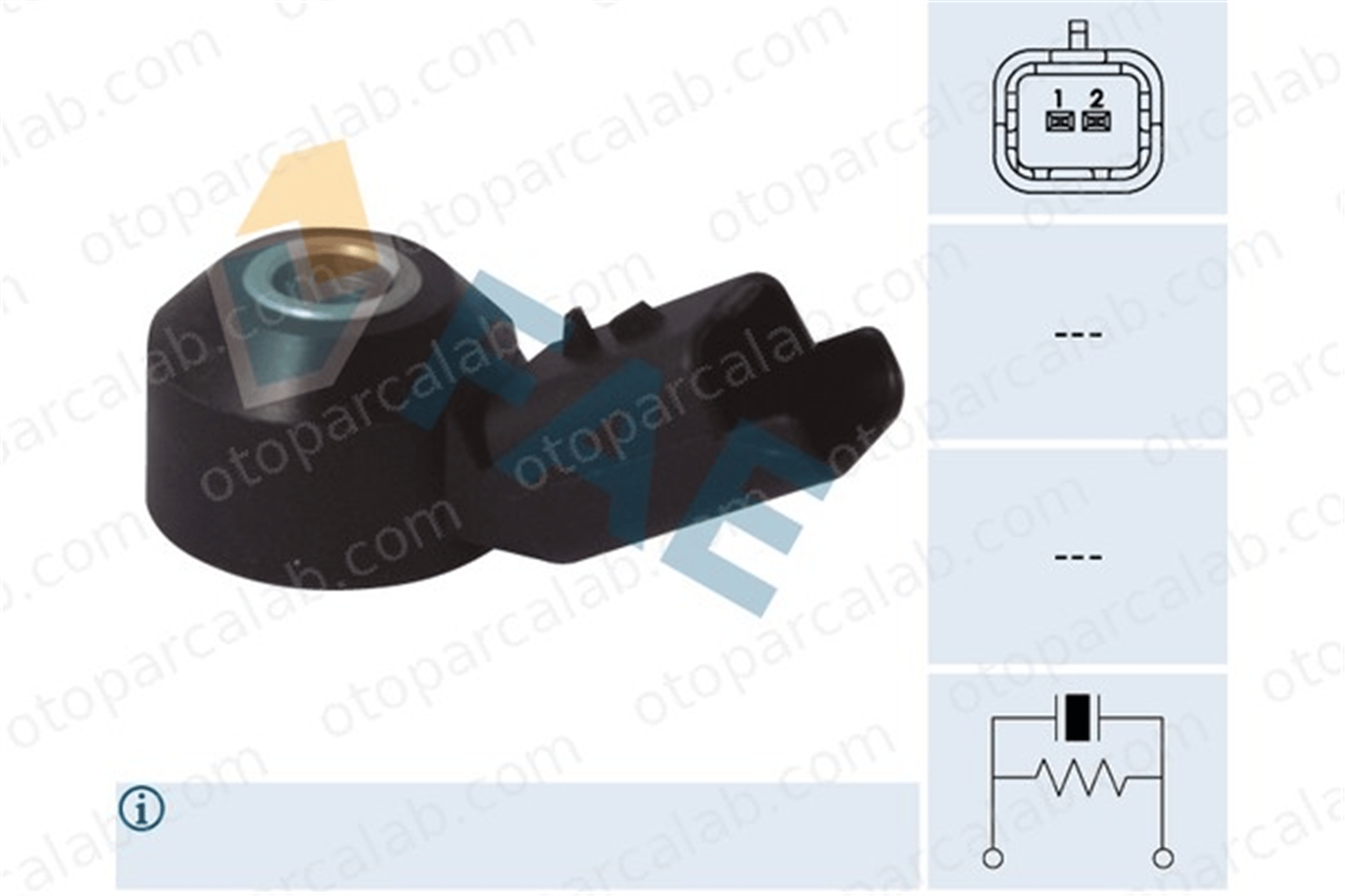 FAE 60239 Vuruntu Sensörü BMW 1 PEUGEOT 308 II 13627552114 1920LT
